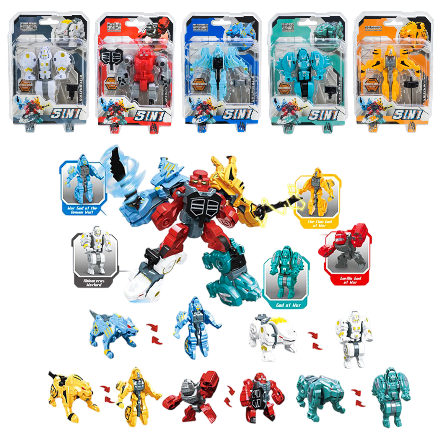 Робот арт. 323-20 (120шт/2)   5видів, короб.20,5*14,5*6см