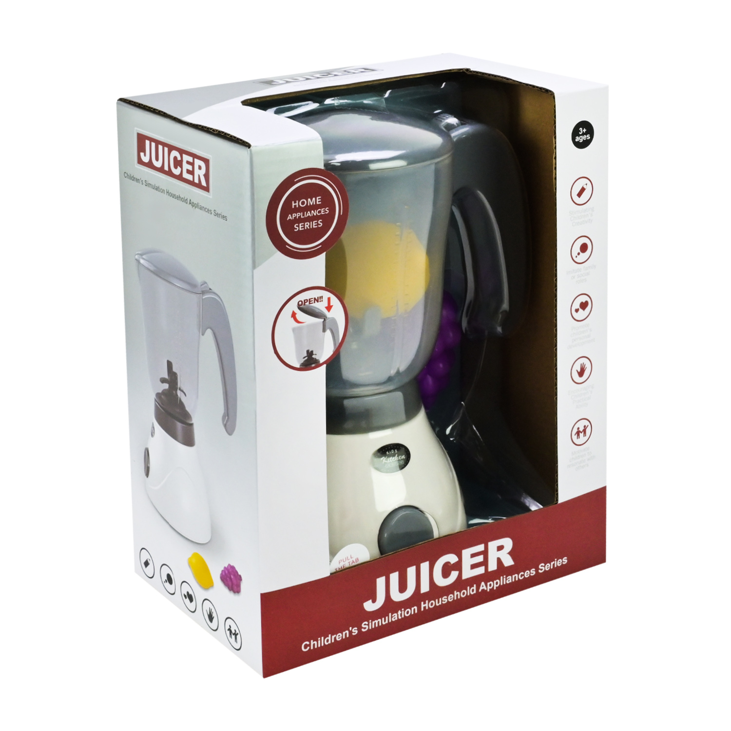 Побутова техніка арт. 998-8L (36шт) батар. міксер, рух, світло, звук короб. 18*11*23