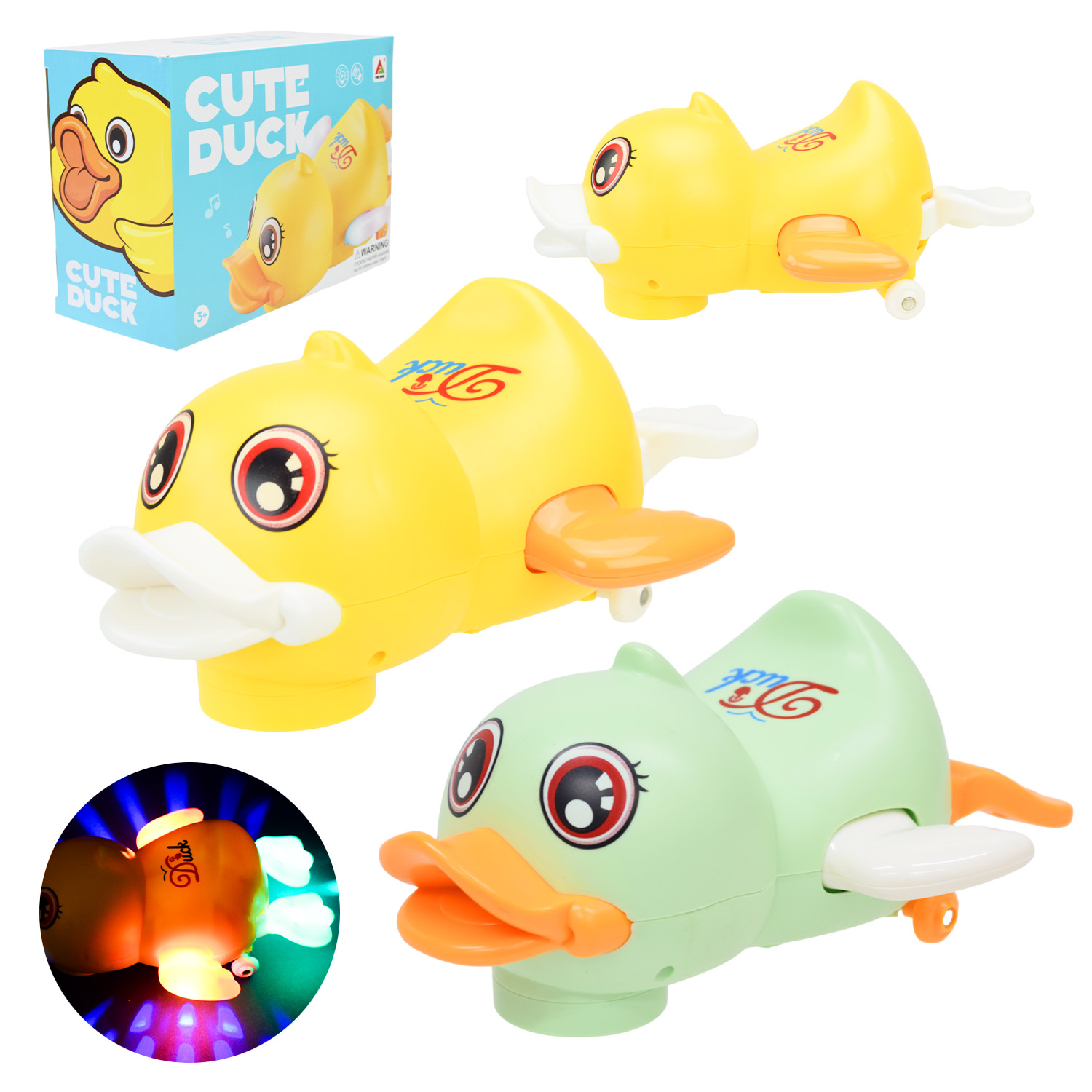 Качка муз. арт. FW-2064A (72шт/2) 2 кольори мікс, звук,світло, рух, р-р 19,5*9*14, короб.20*9*14,5см