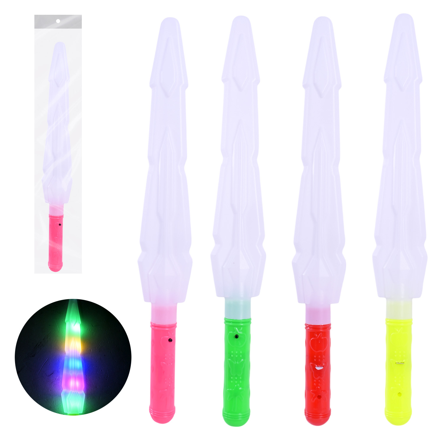 Іграшка зі світлом арт. C2859 (360шт) меч батар. 8*2,5*48 см