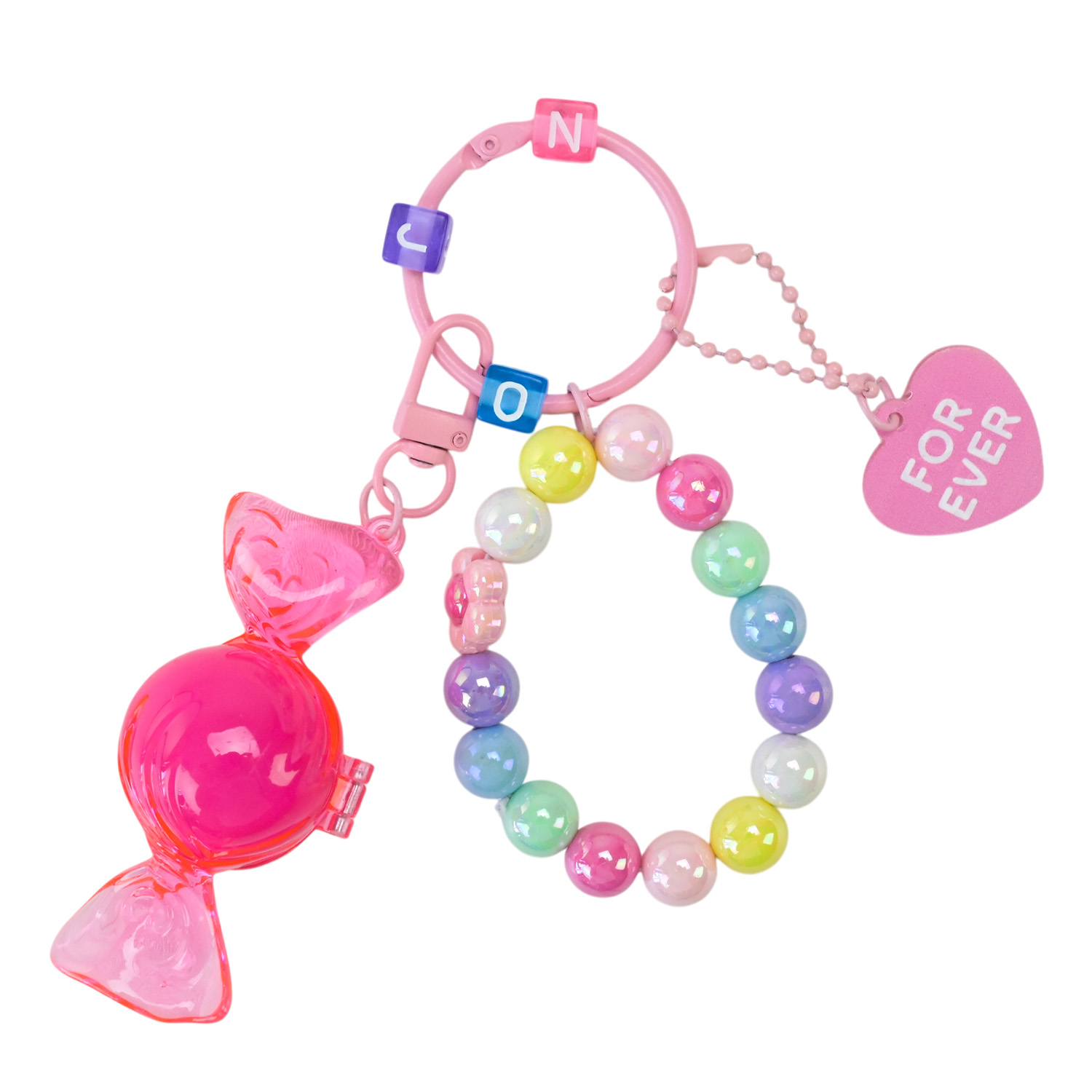 Косметика арт. UKR2415 (108шт/6) бальзам для губ, браслет, брелок планшет 9*14см 2 види, планшет 14*3*21см