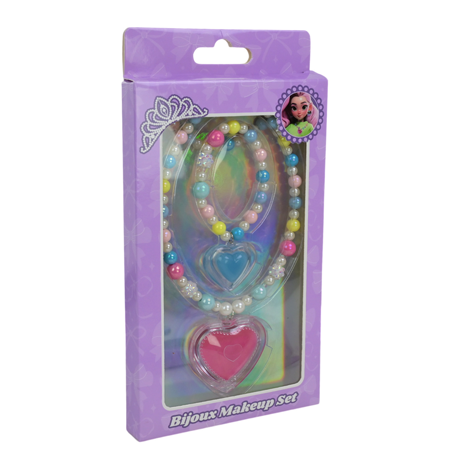 Косметика арт. UKR2416 (36шт/6) бальзам для губ, буси+браслет короб 20*15*2 2 види, короб. 12*2*23см