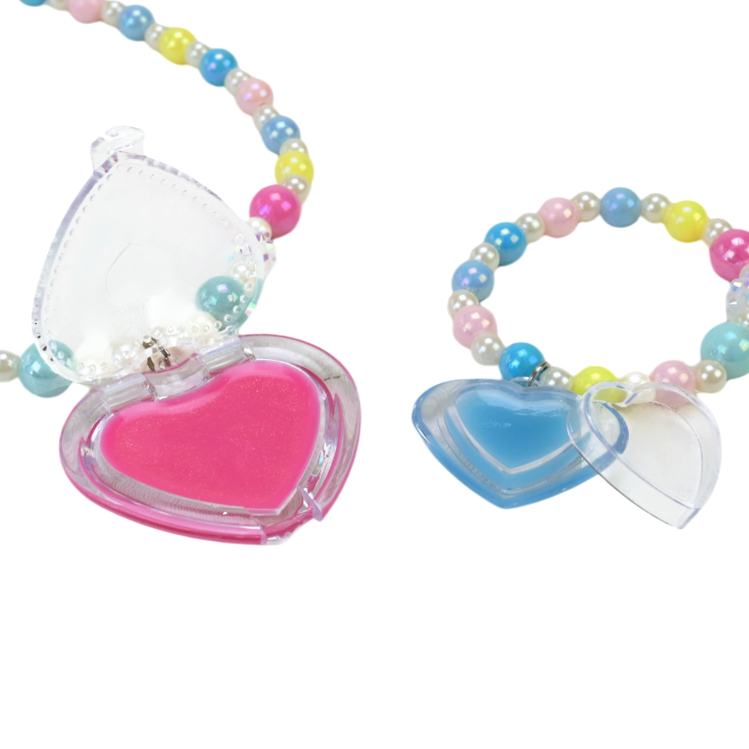 Косметика арт. UKR2416 (36шт/6) бальзам для губ, буси+браслет короб 20*15*2 2 види, короб. 12*2*23см