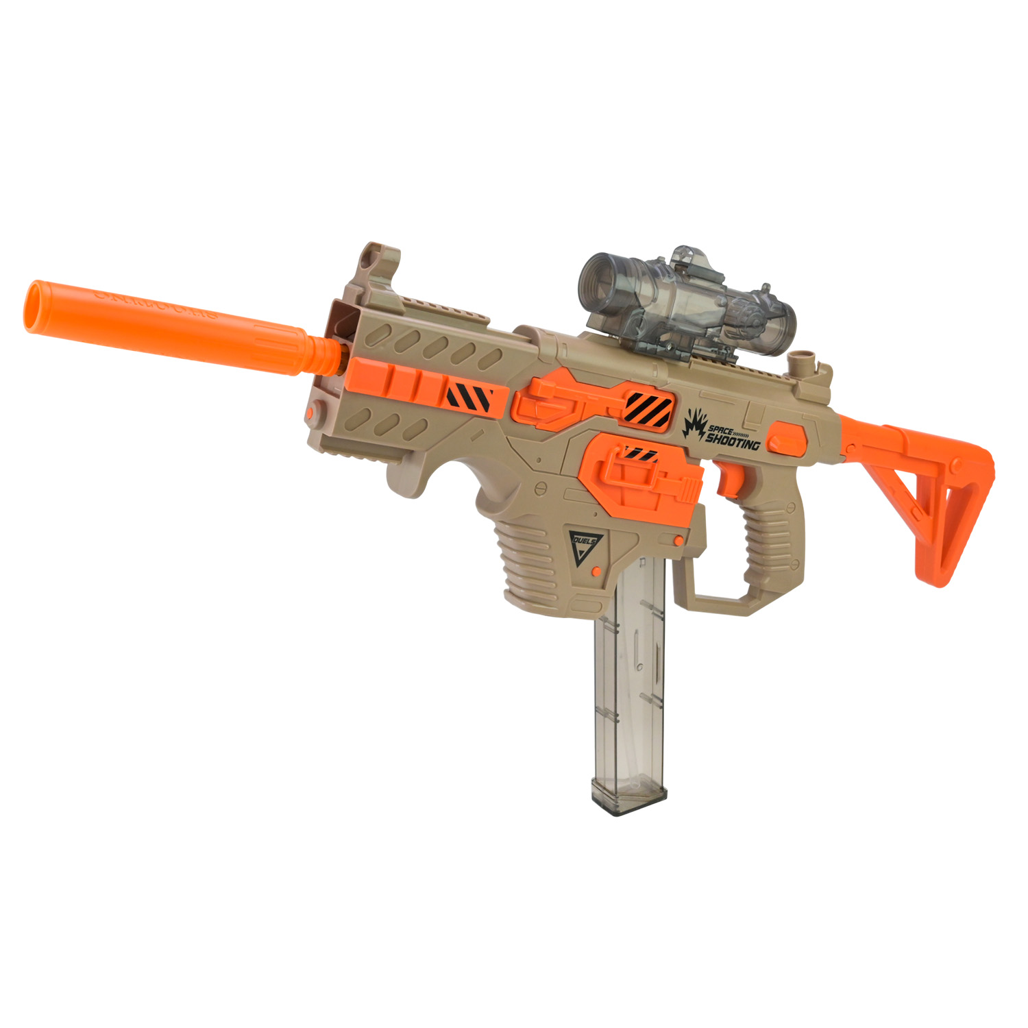 Автомат арт. ST627A (24шт/2) акум.,3 в 1,стріляє гелевими,м'якими кулями та водою,у короб.56,6*22,3*7см