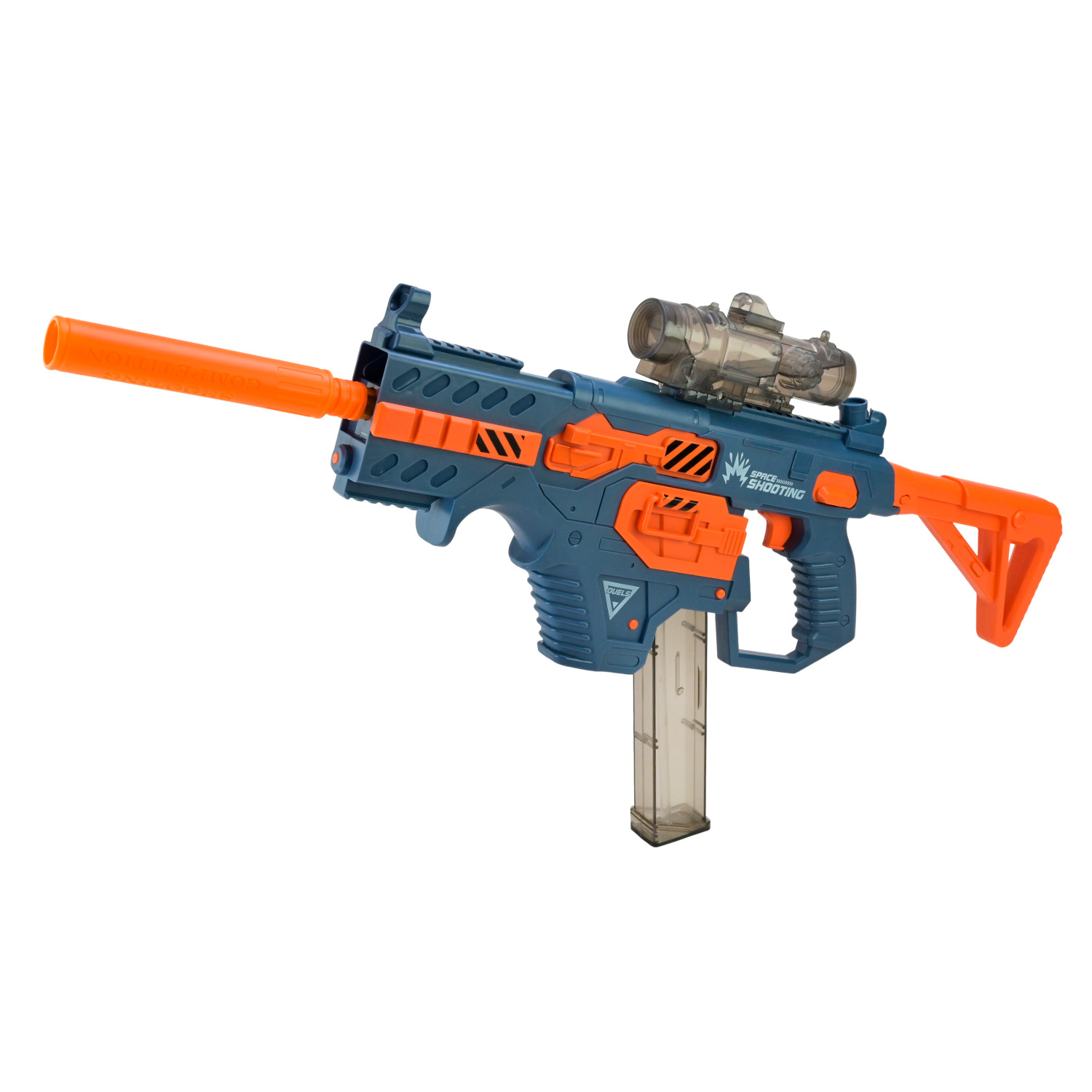 Автомат арт. ST627A (24шт/2) акум.,3 в 1,стріляє гелевими,м'якими кулями та водою,у короб.56,6*22,3*7см