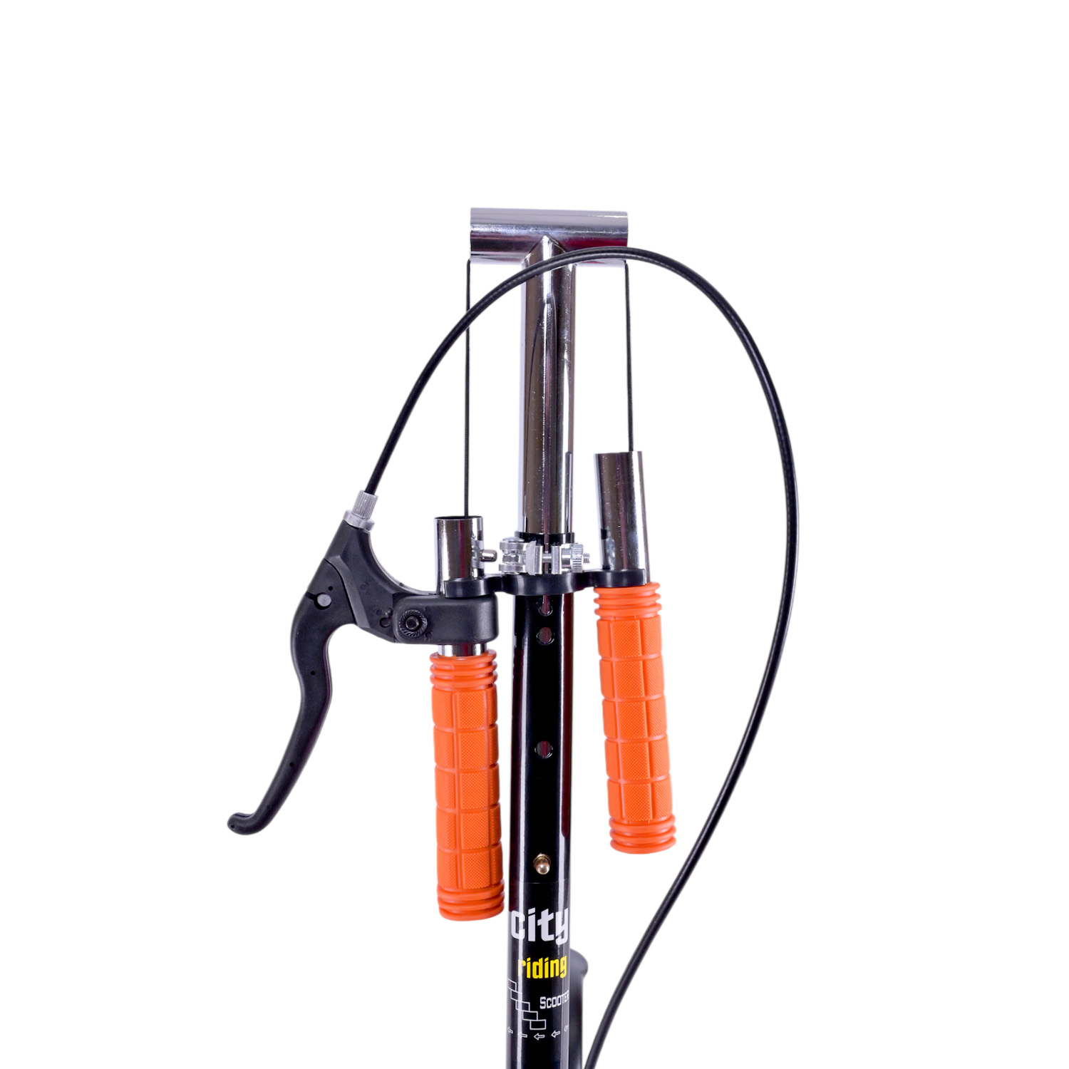 Самокат міський 2-х коліс. арт. SK2521 (4шт) сталевий,колеса 200 мм,гальмо, 4 кольори, короб. 79*13*26 см