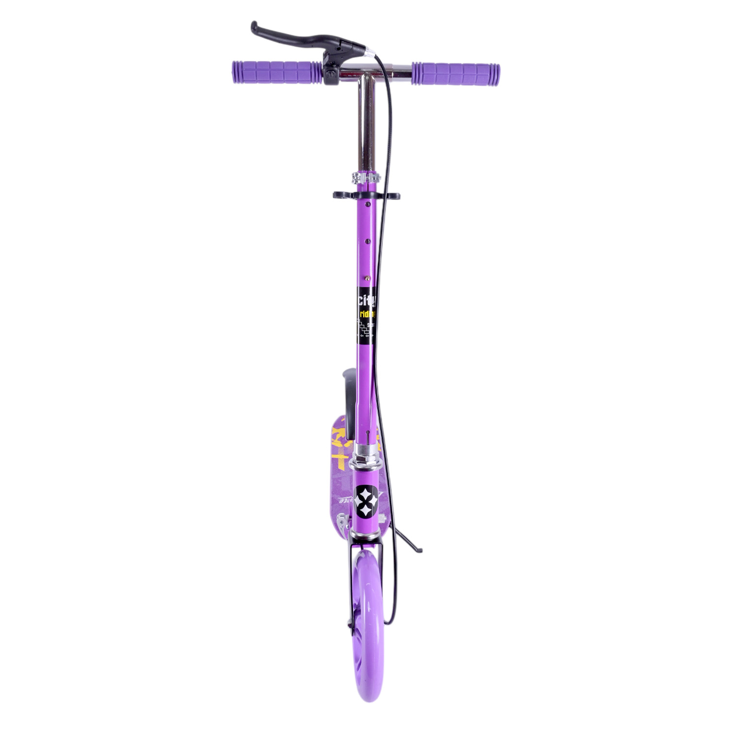 Самокат міський 2-х коліс. арт. SK2521 (4шт) сталевий,колеса 200 мм,гальмо, 4 кольори, короб. 79*13*26 см