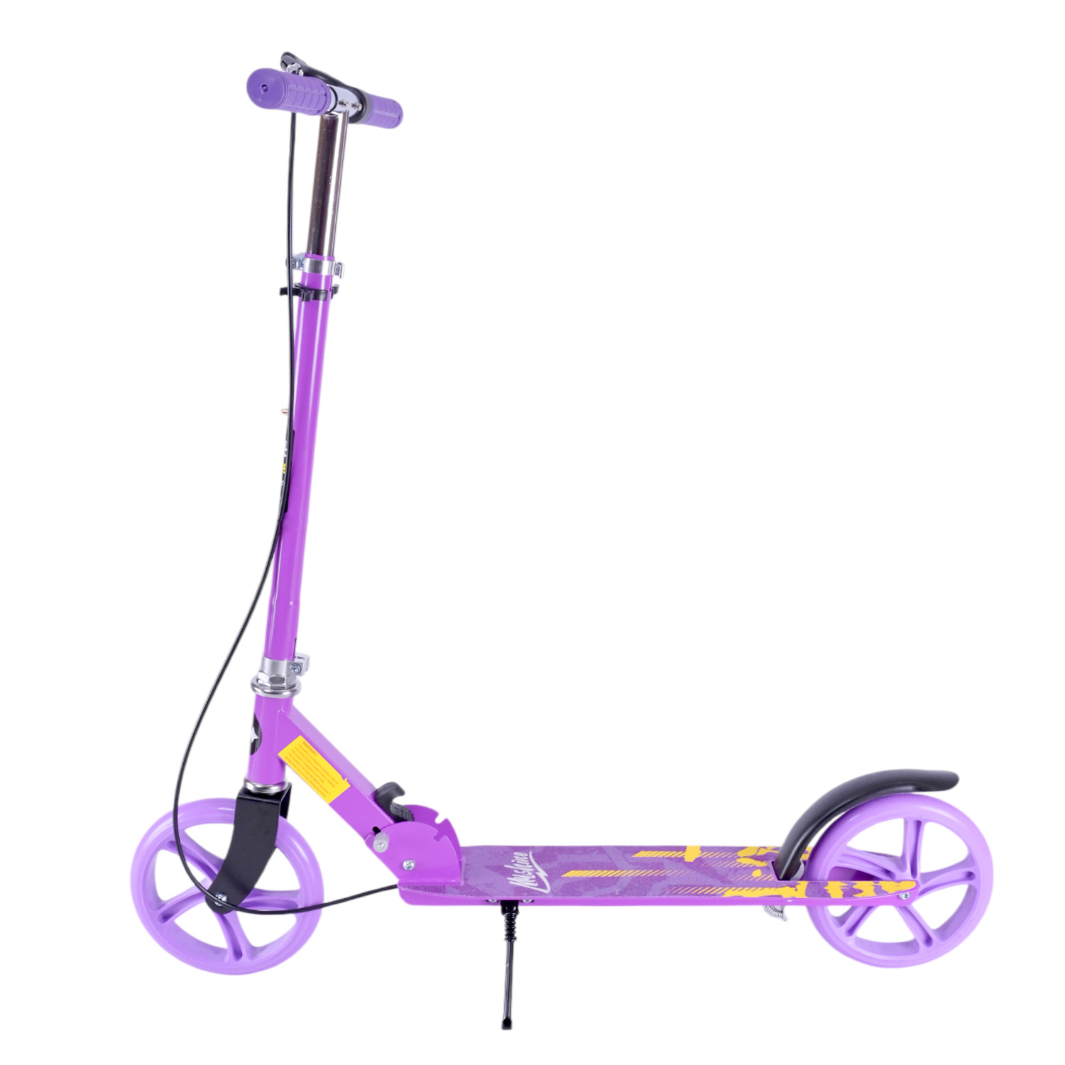 Самокат міський 2-х коліс. арт. SK2521 (4шт) сталевий,колеса 200 мм,гальмо, 4 кольори, короб. 79*13*26 см