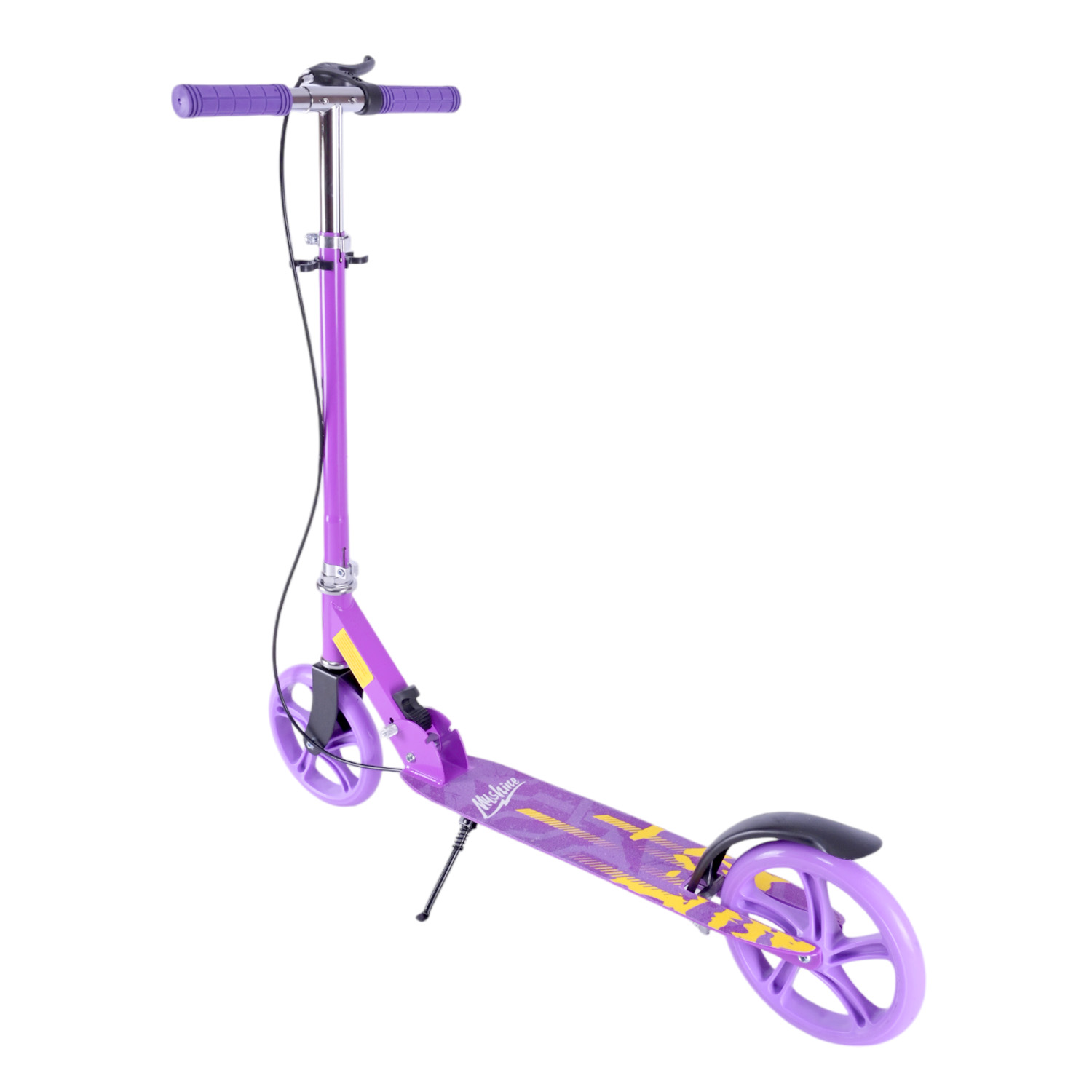 Самокат міський 2-х коліс. арт. SK2521 (4шт) сталевий,колеса 200 мм,гальмо, 4 кольори, короб. 79*13*26 см