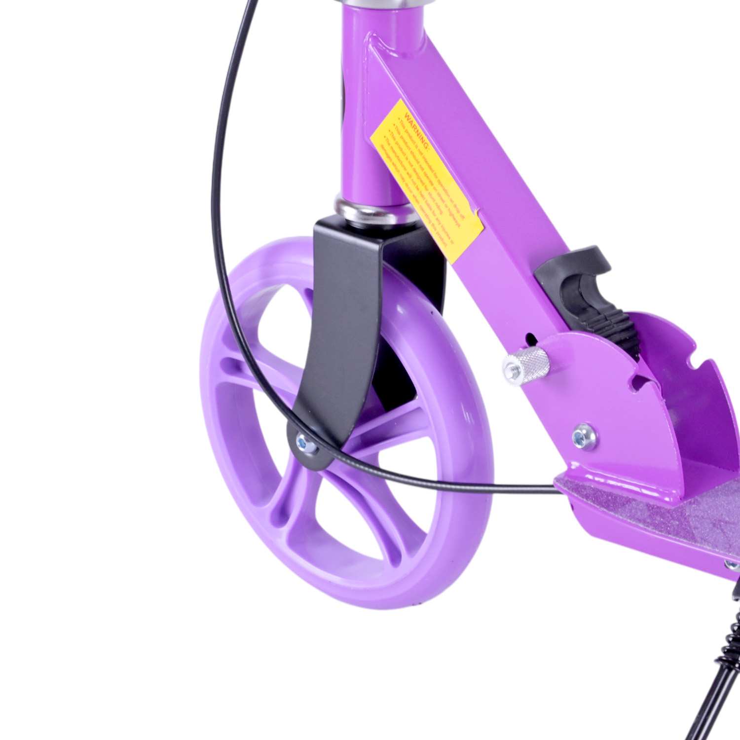 Самокат міський 2-х коліс. арт. SK2521 (4шт) сталевий,колеса 200 мм,гальмо, 4 кольори, короб. 79*13*26 см