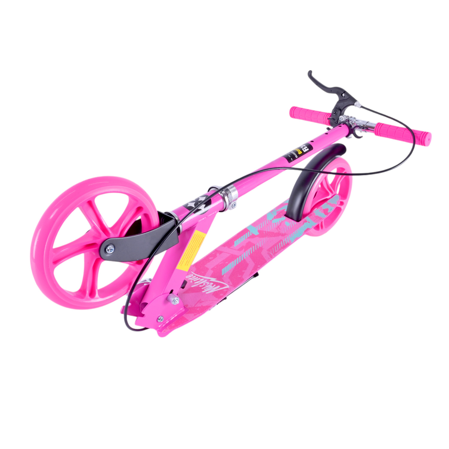 Самокат міський 2-х коліс. арт. SK2521 (4шт) сталевий,колеса 200 мм,гальмо, 4 кольори, короб. 79*13*26 см