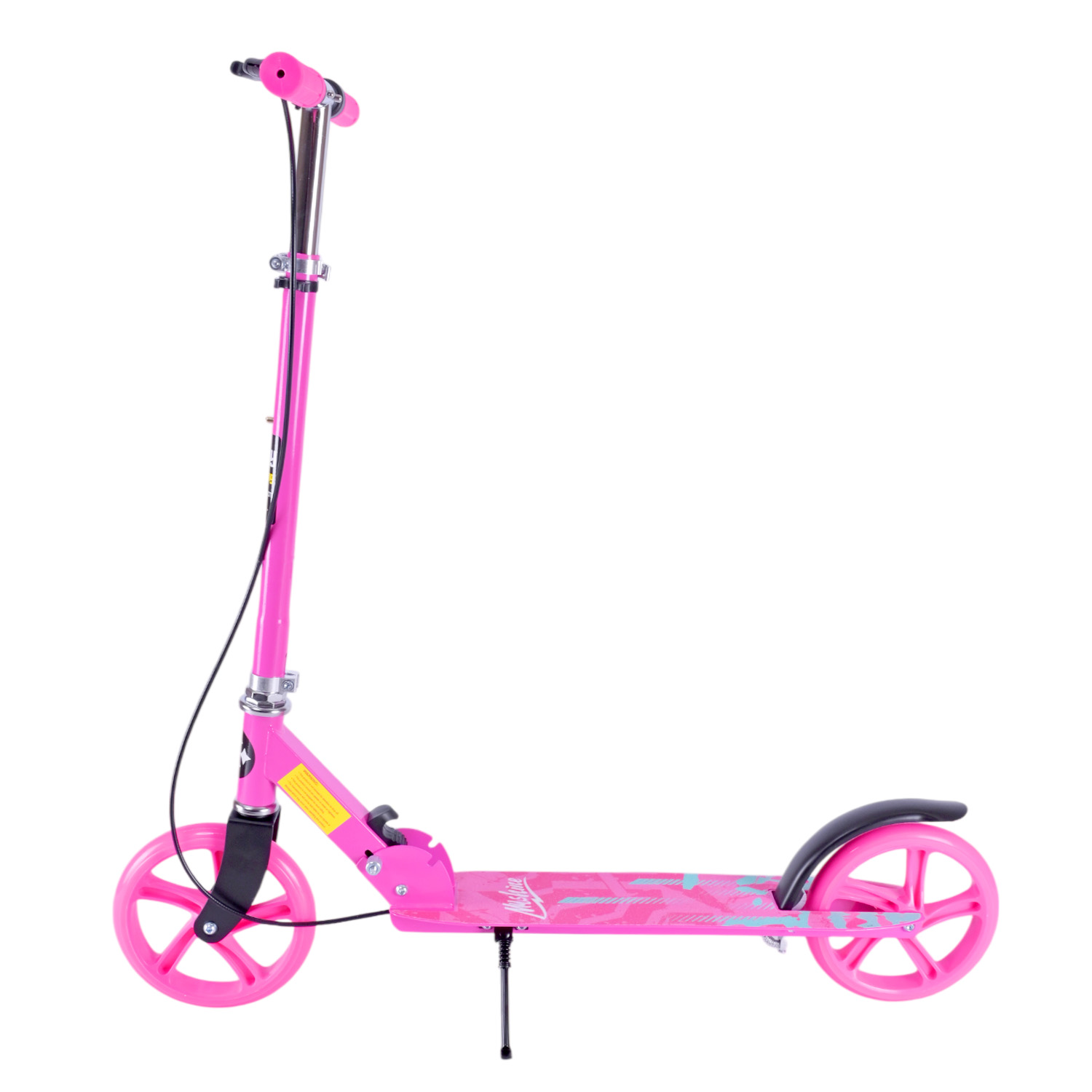 Самокат міський 2-х коліс. арт. SK2521 (4шт) сталевий,колеса 200 мм,гальмо, 4 кольори, короб. 79*13*26 см