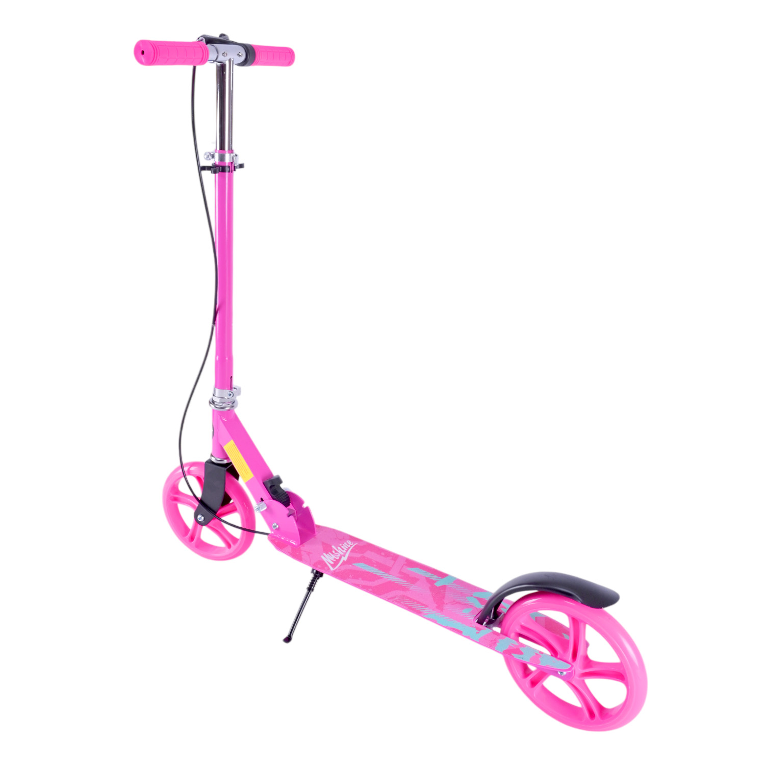 Самокат міський 2-х коліс. арт. SK2521 (4шт) сталевий,колеса 200 мм,гальмо, 4 кольори, короб. 79*13*26 см