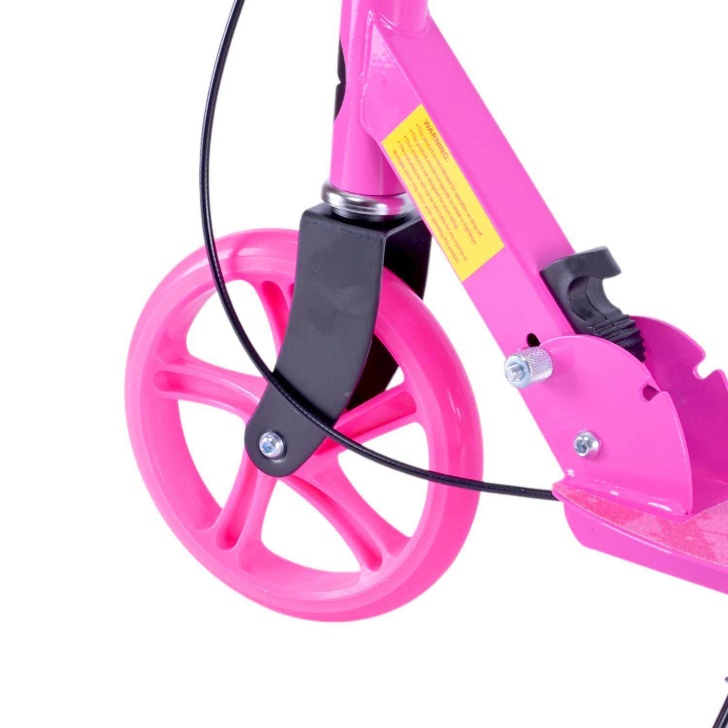 Самокат міський 2-х коліс. арт. SK2521 (4шт) сталевий,колеса 200 мм,гальмо, 4 кольори, короб. 79*13*26 см