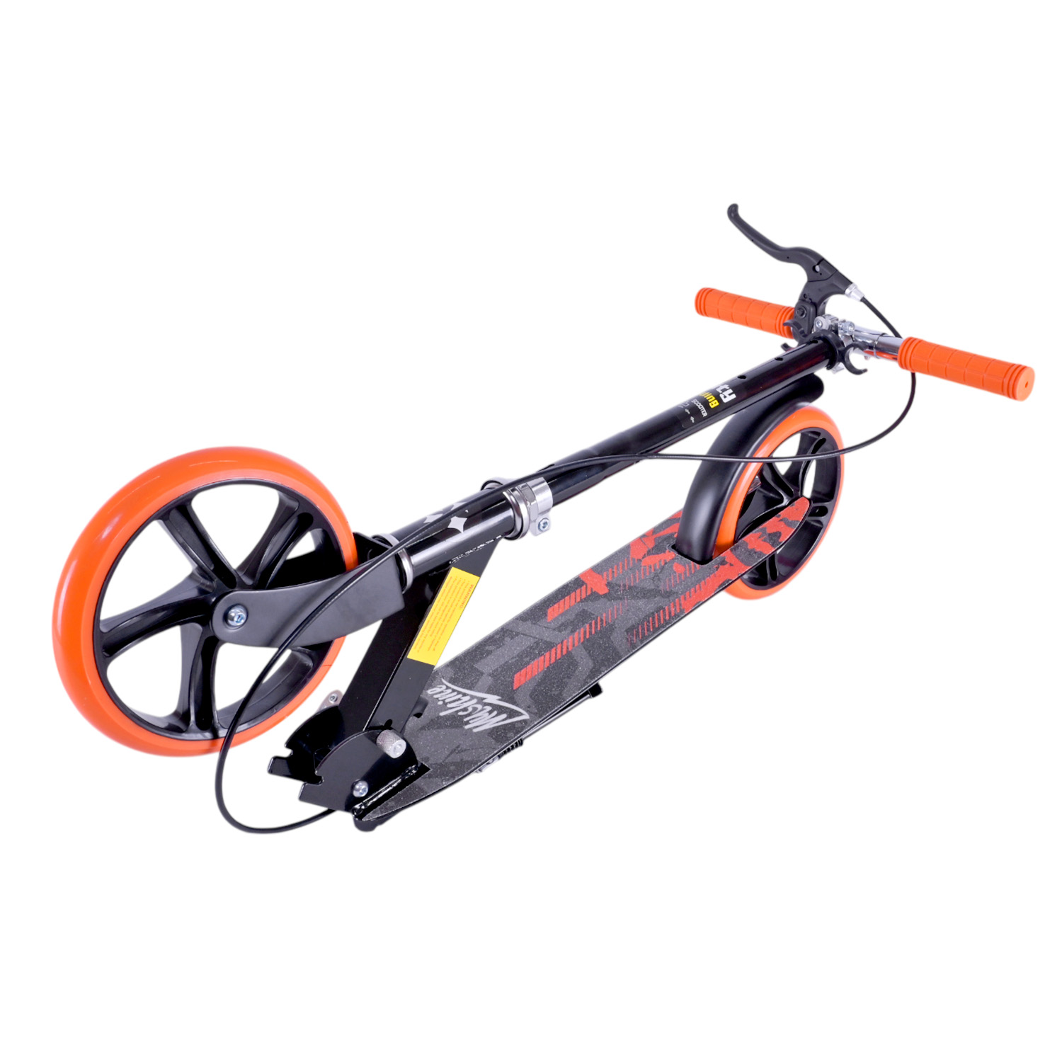 Самокат міський 2-х коліс. арт. SK2521 (4шт) сталевий,колеса 200 мм,гальмо, 4 кольори, короб. 79*13*26 см