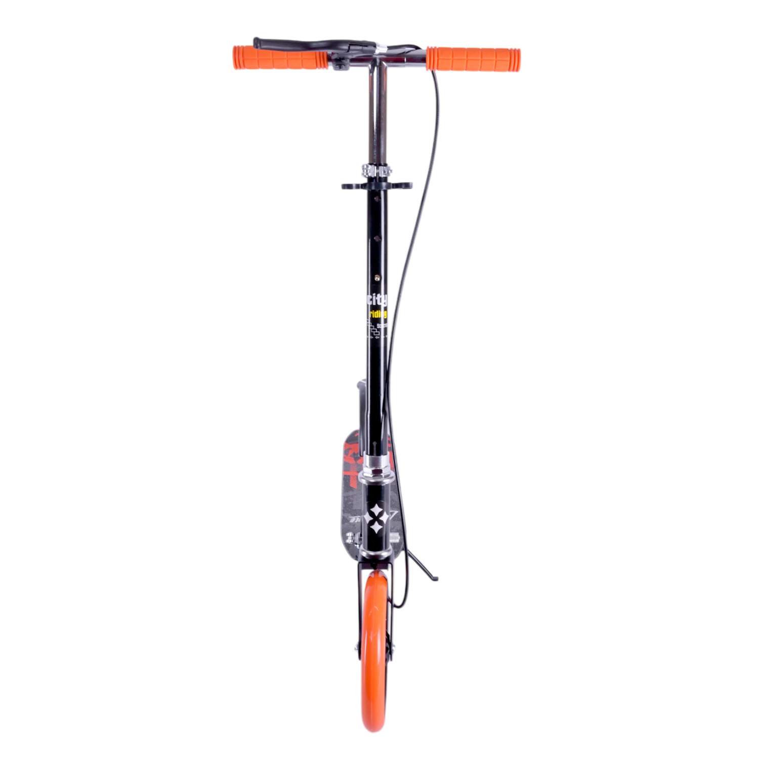 Самокат міський 2-х коліс. арт. SK2521 (4шт) сталевий,колеса 200 мм,гальмо, 4 кольори, короб. 79*13*26 см