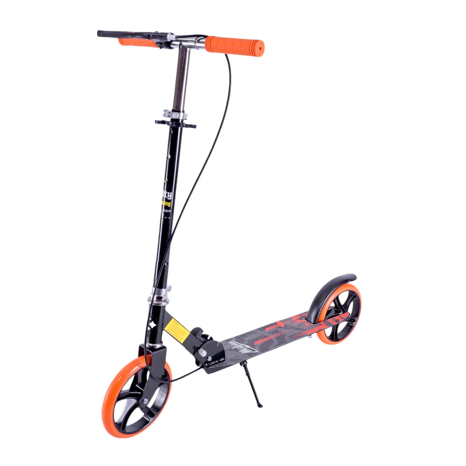 Самокат міський 2-х коліс. арт. SK2521 (4шт) сталевий,колеса 200 мм,гальмо, 4 кольори, короб. 79*13*26 см