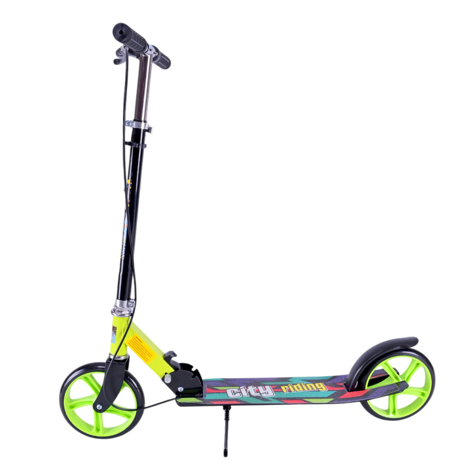 Самокат міський 2-х коліс. арт. SK2522 (4шт) сталевий,колеса 200 мм,гальмо, 4 кольори, короб. 79*13*26 см