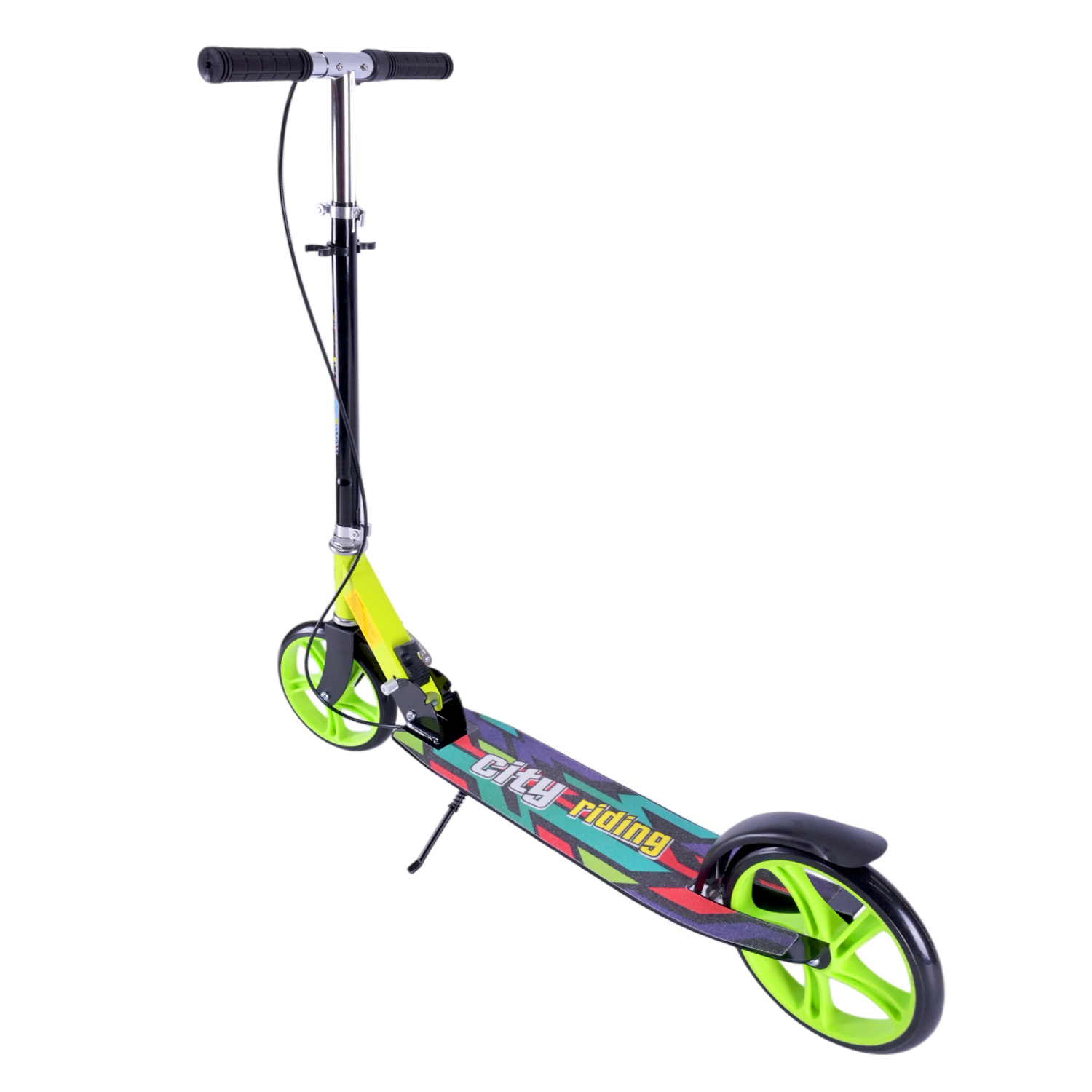 Самокат міський 2-х коліс. арт. SK2522 (4шт) сталевий,колеса 200 мм,гальмо, 4 кольори, короб. 79*13*26 см