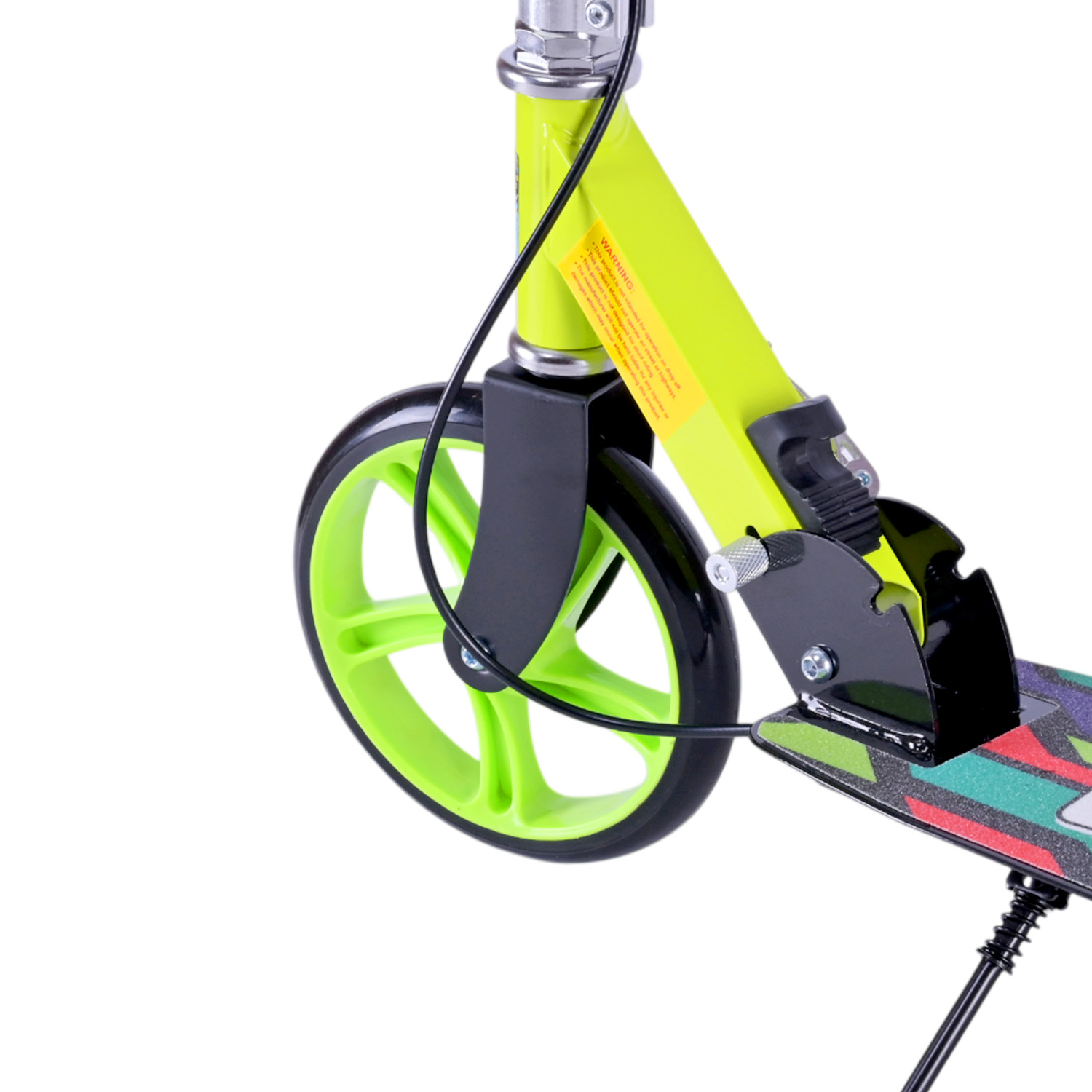 Самокат міський 2-х коліс. арт. SK2522 (4шт) сталевий,колеса 200 мм,гальмо, 4 кольори, короб. 79*13*26 см