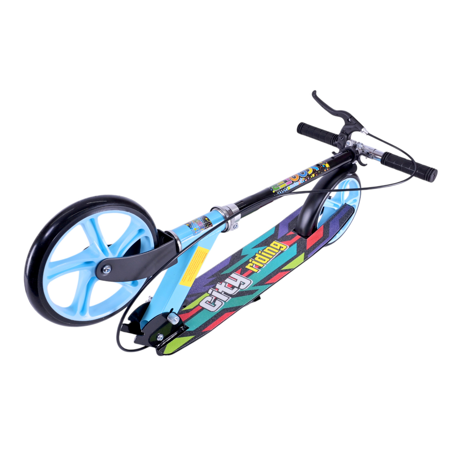 Самокат міський 2-х коліс. арт. SK2522 (4шт) сталевий,колеса 200 мм,гальмо, 4 кольори, короб. 79*13*26 см