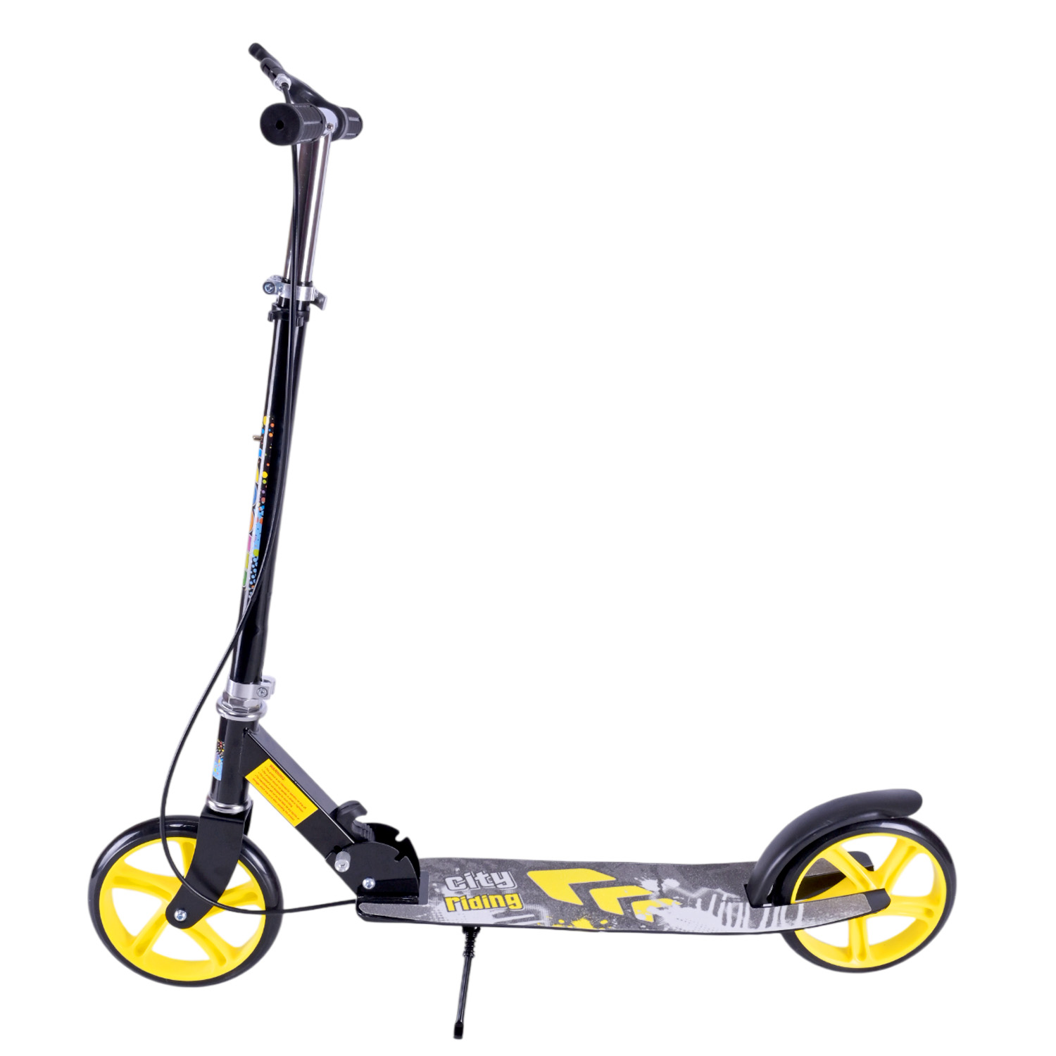 Самокат міський 2-х коліс. арт. SK2522 (4шт) сталевий,колеса 200 мм,гальмо, 4 кольори, короб. 79*13*26 см