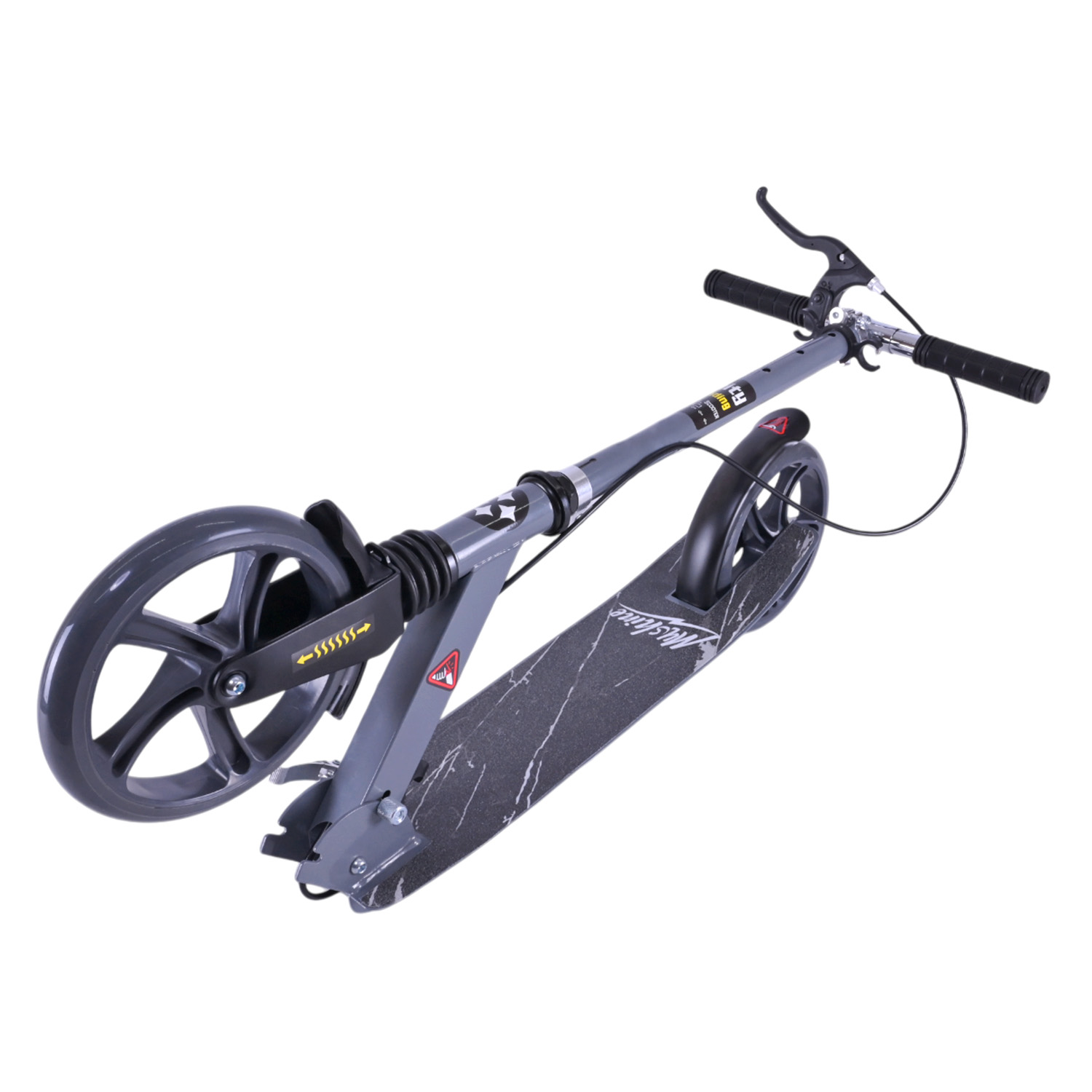 Самокат міський 2-х коліс. арт. SK2523 (4шт) сталевий,колеса 200 мм,гальмо, 4 кольори, короб. 86*13*30 см