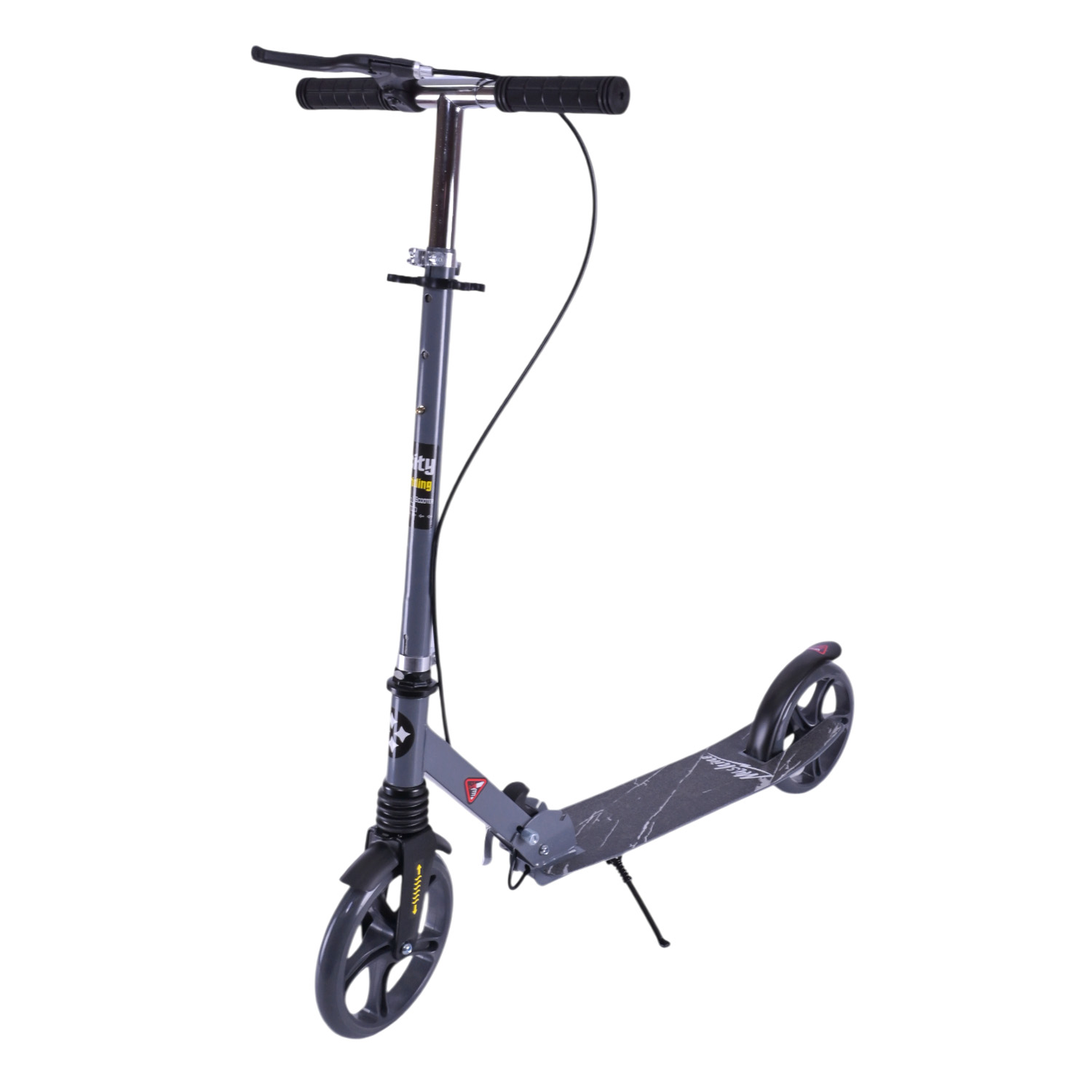 Самокат міський 2-х коліс. арт. SK2523 (4шт) сталевий,колеса 200 мм,гальмо, 4 кольори, короб. 86*13*30 см