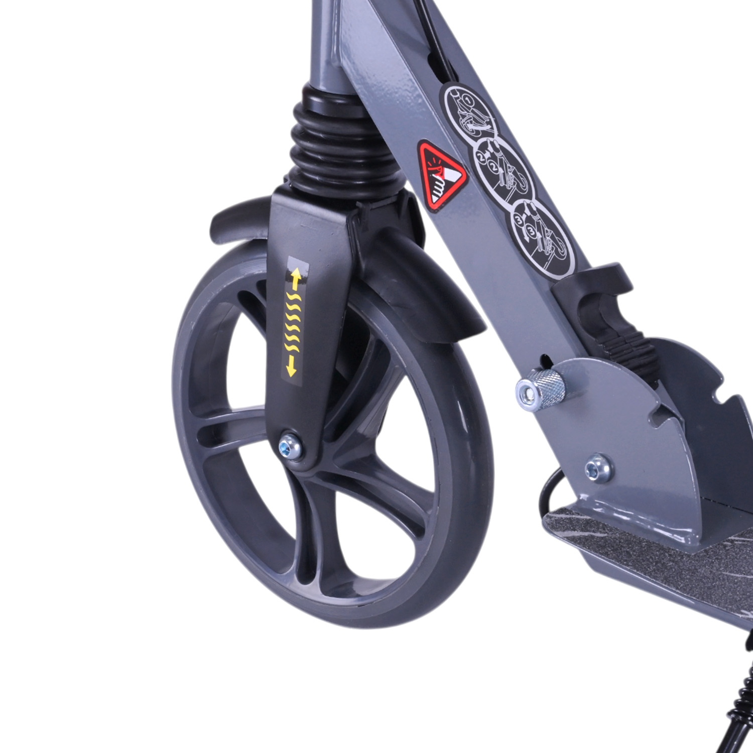 Самокат міський 2-х коліс. арт. SK2523 (4шт) сталевий,колеса 200 мм,гальмо, 4 кольори, короб. 86*13*30 см