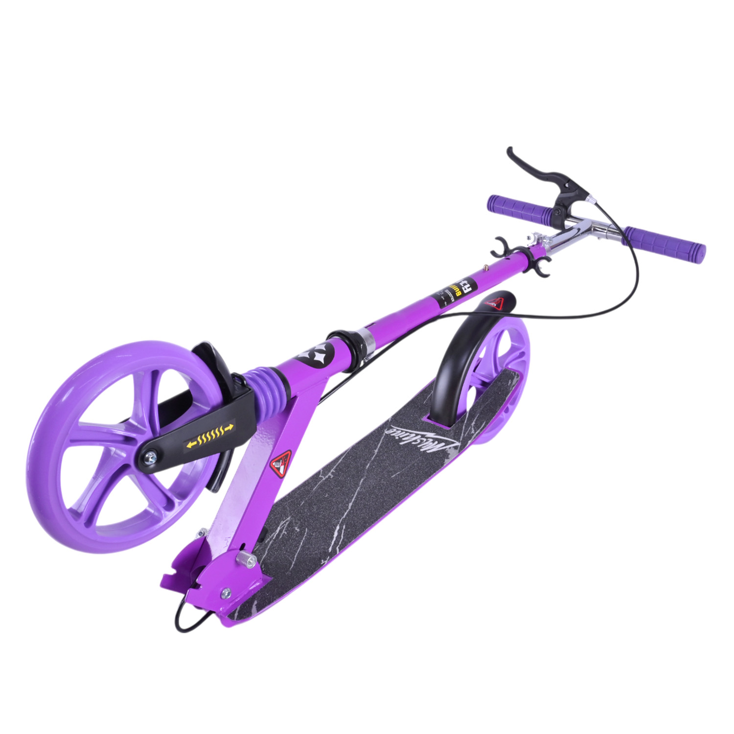 Самокат міський 2-х коліс. арт. SK2523 (4шт) сталевий,колеса 200 мм,гальмо, 4 кольори, короб. 86*13*30 см