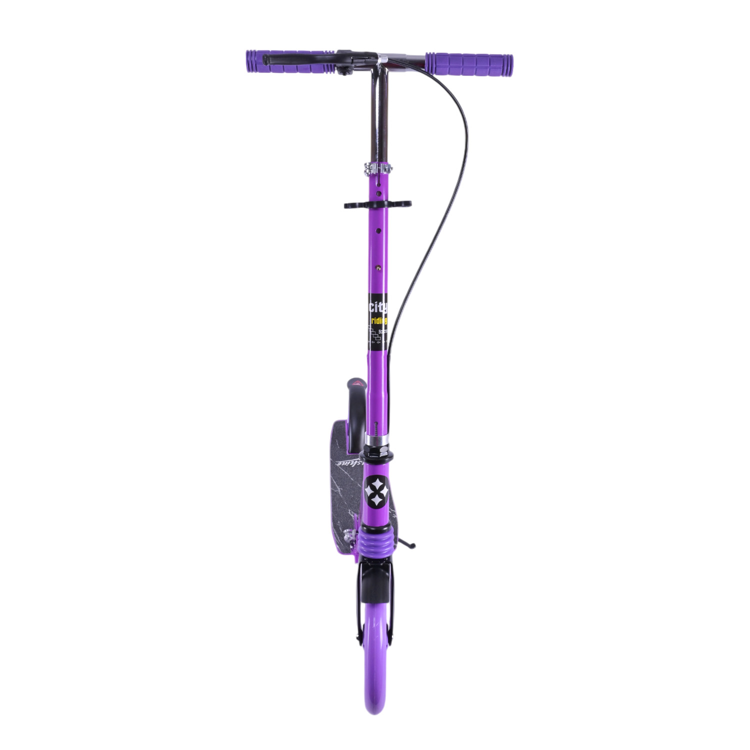 Самокат міський 2-х коліс. арт. SK2523 (4шт) сталевий,колеса 200 мм,гальмо, 4 кольори, короб. 86*13*30 см