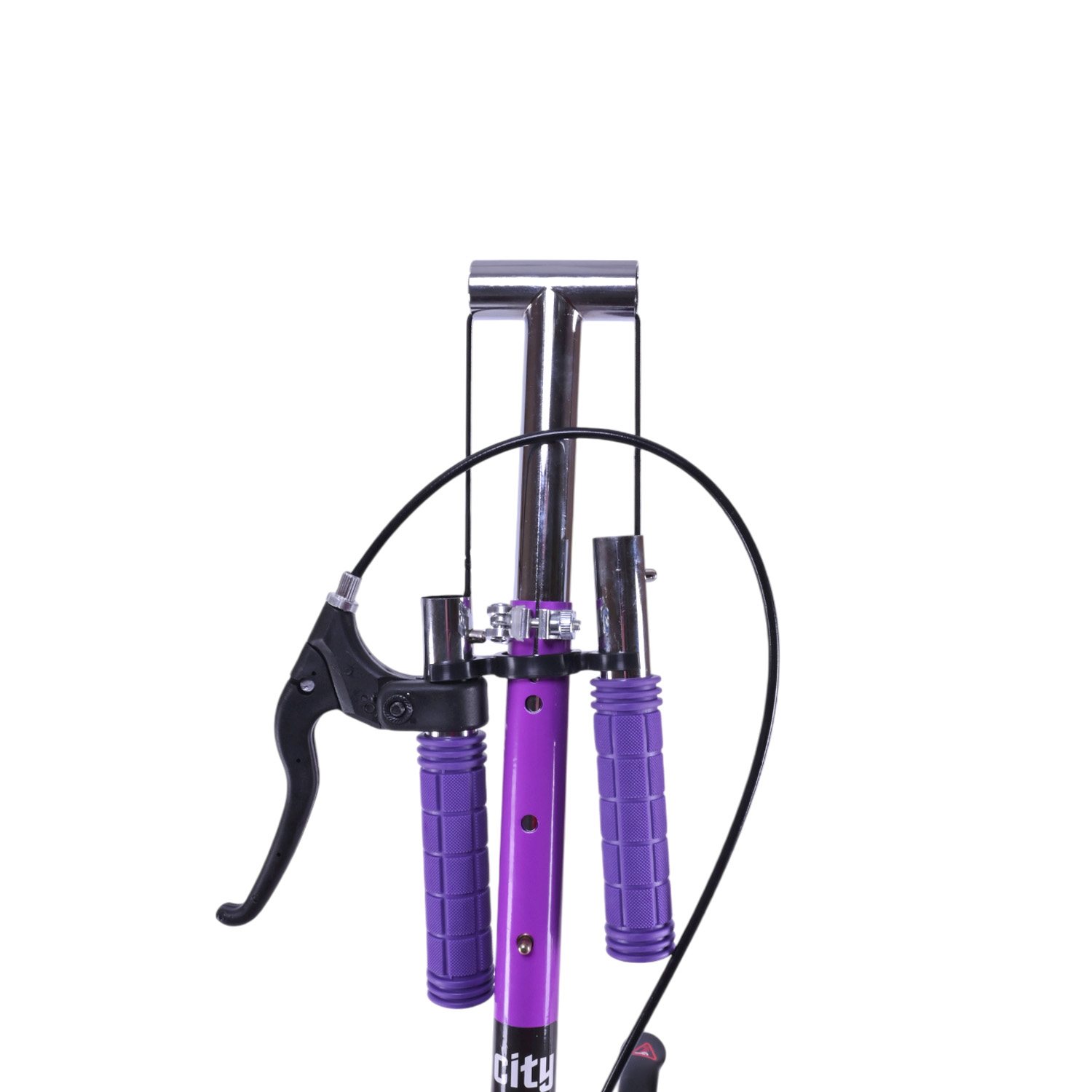 Самокат міський 2-х коліс. арт. SK2523 (4шт) сталевий,колеса 200 мм,гальмо, 4 кольори, короб. 86*13*30 см