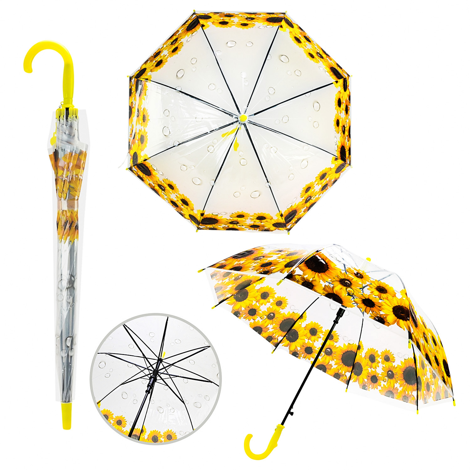 Парасолька арт. UM14003 (120шт) 1 вид 65см