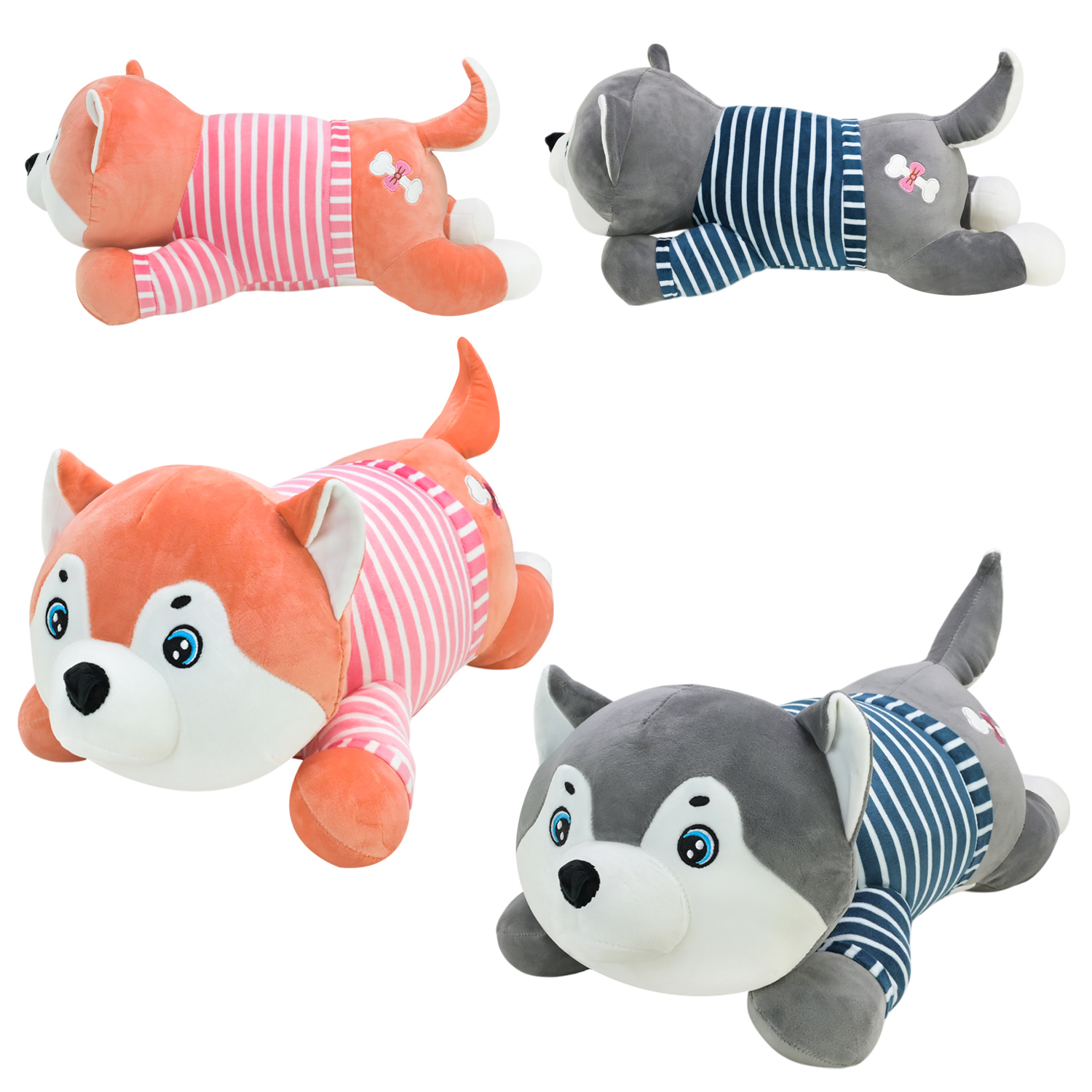 М'яка іграшка арт. L1124 (30шт) іграшка з пледом 60 см 2 мікс