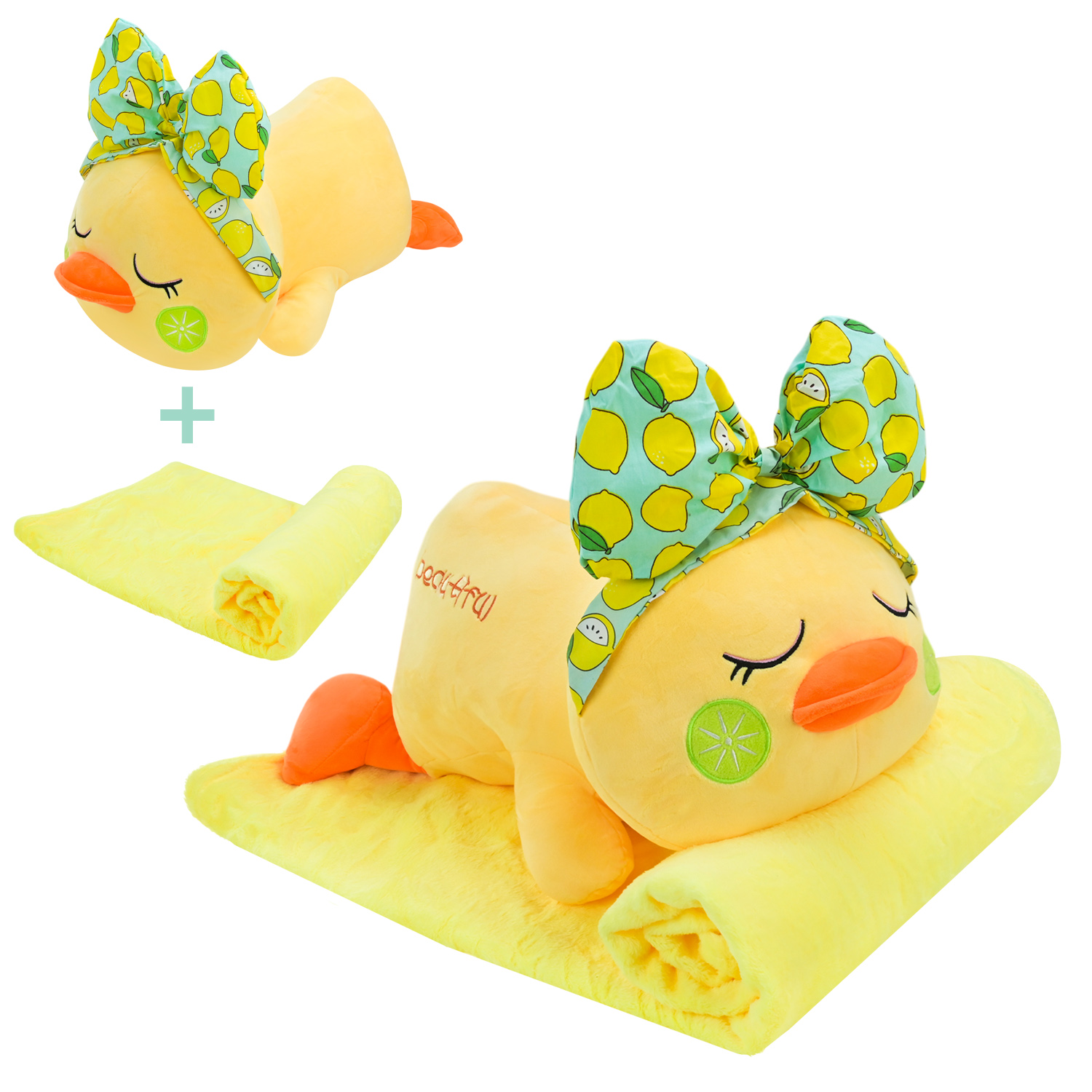 М'яка іграшка арт. L1126 (30шт) іграшка з пледом 60 см