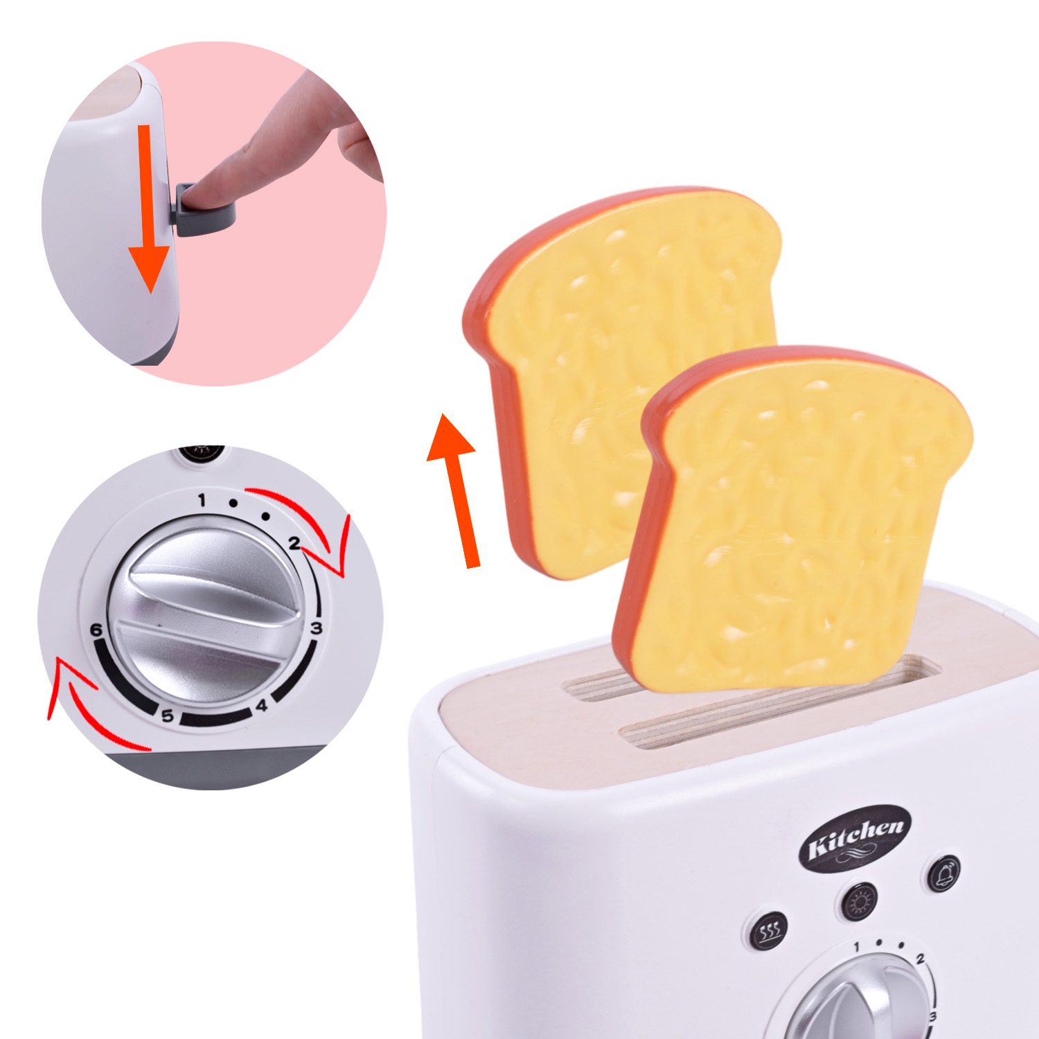 Побутова техніка арт. 818-501 (64шт/2) тостер, прод, короб. 19*10*19