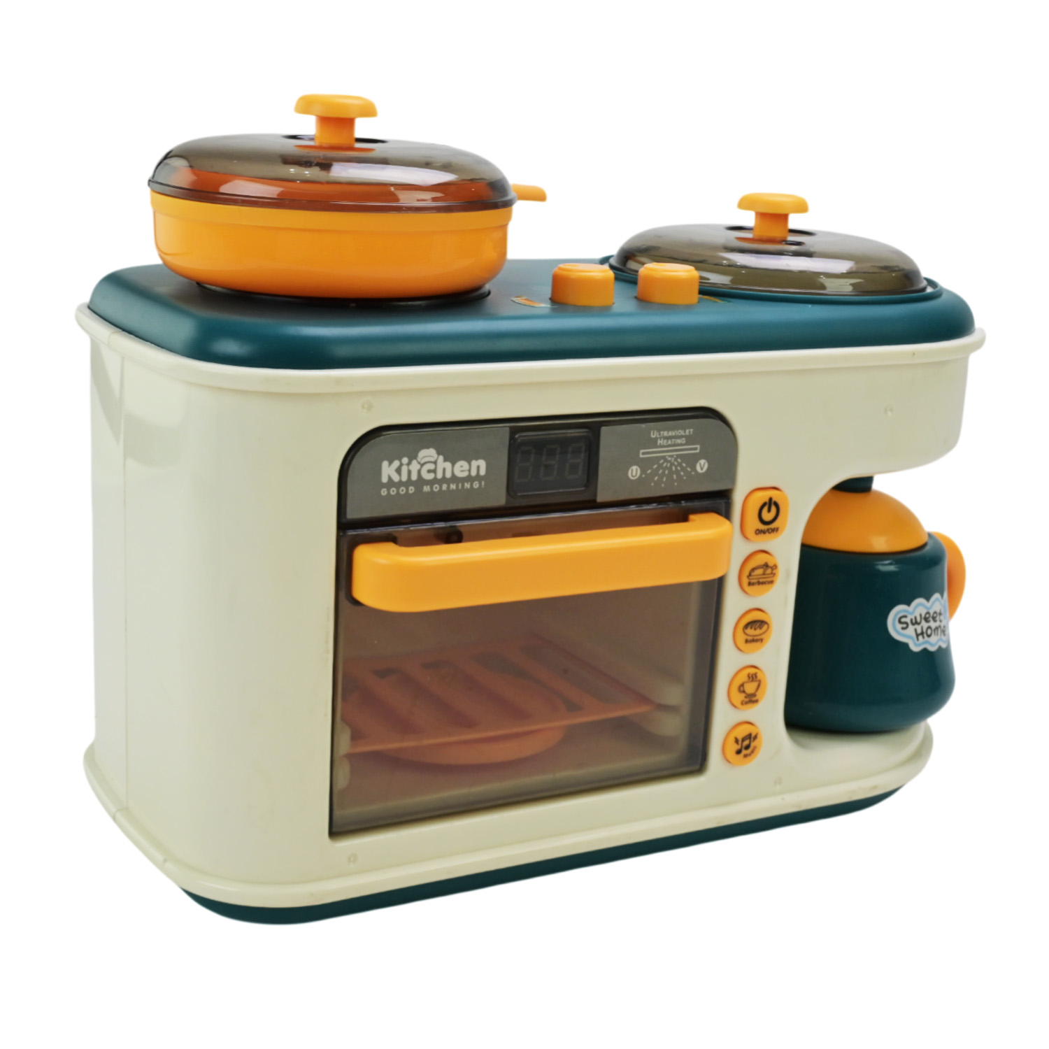 Кухня набір арт. G775A-A (12шт) батар. світло, звук, продукти, аксес короб. 34*17,5*26