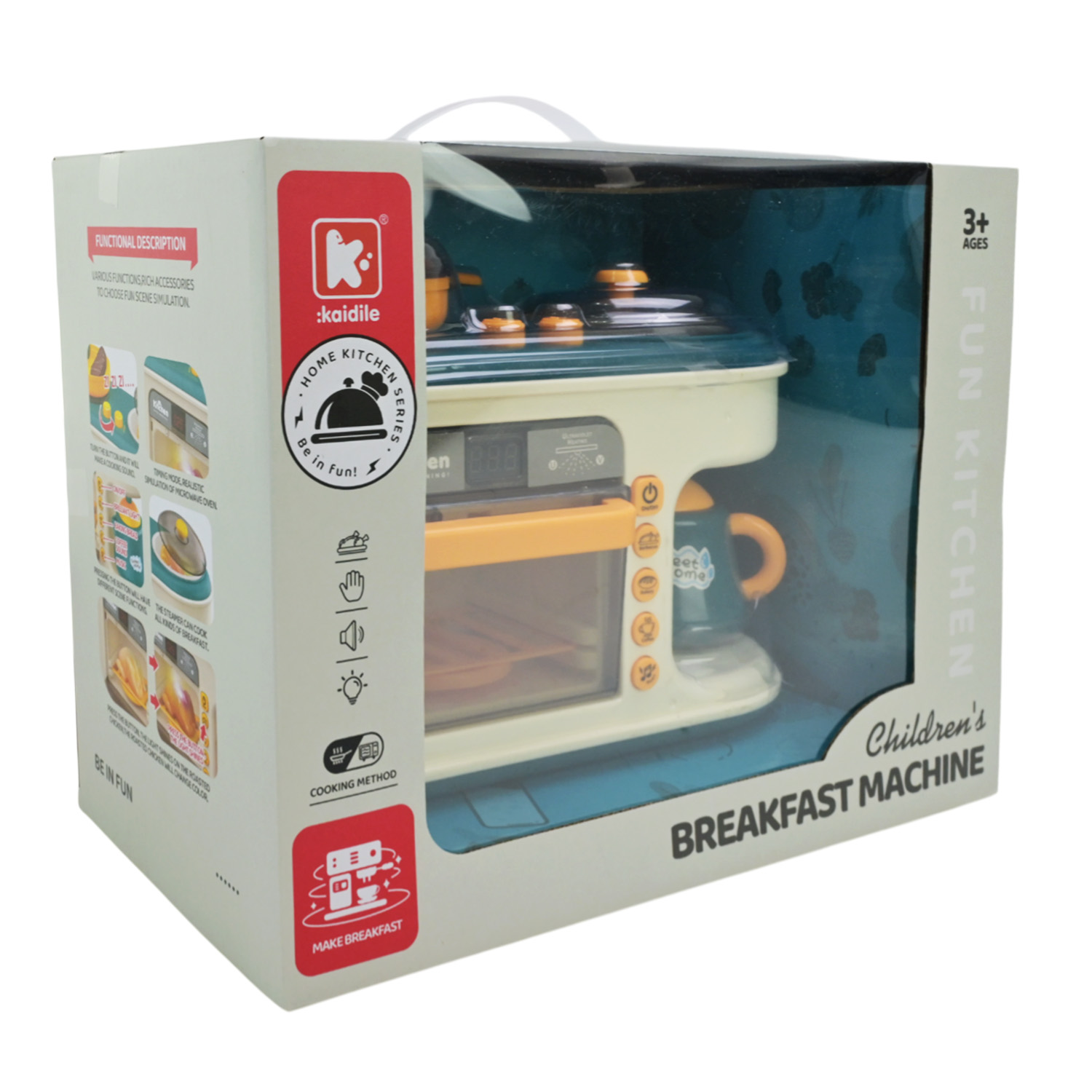 Кухня набір арт. G775A-A (12шт) батар. світло, звук, продукти, аксес короб. 34*17,5*26