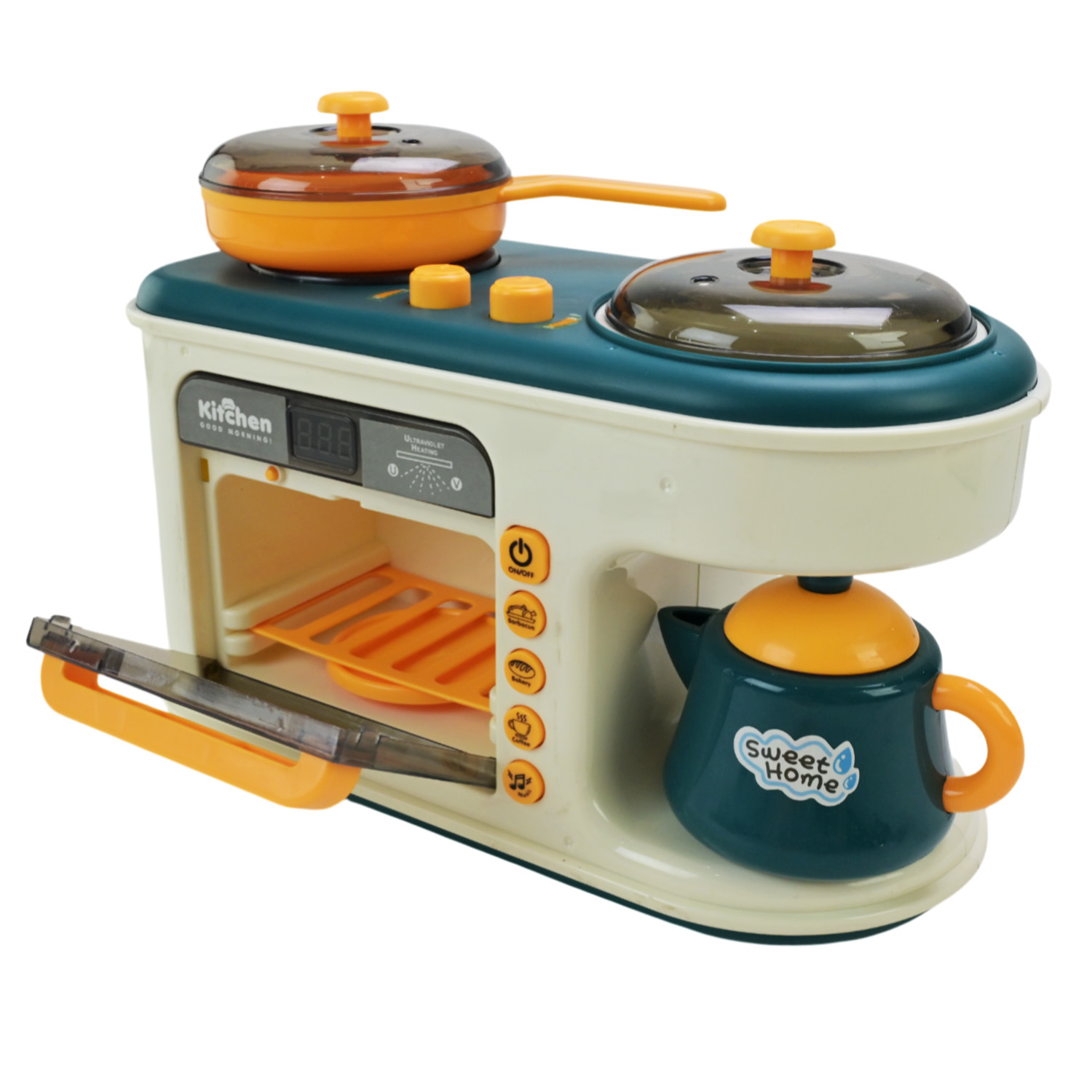 Кухня набір арт. G775A-A (12шт) батар. світло, звук, продукти, аксес короб. 34*17,5*26