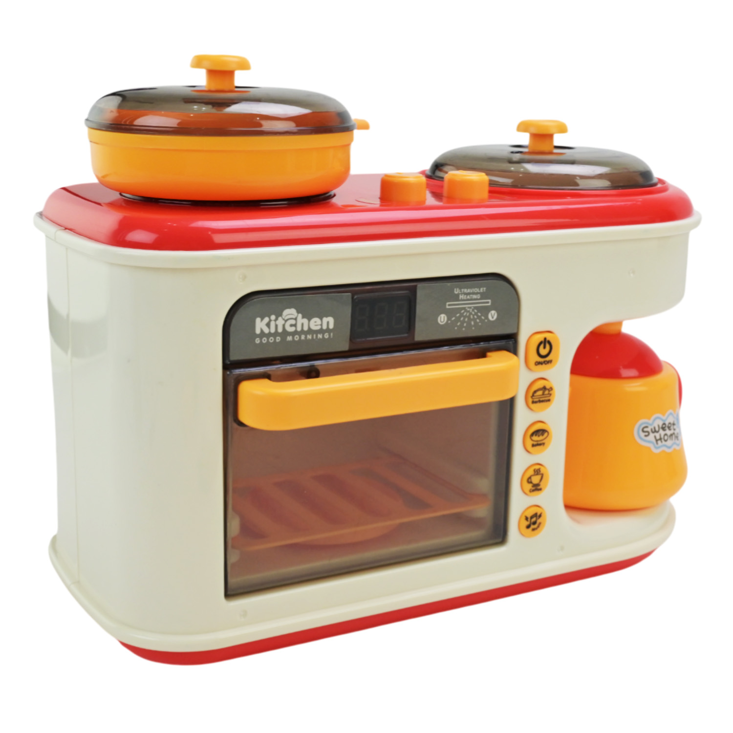 Кухня набір арт. G775A-A (12шт) батар. світло, звук, продукти, аксес короб. 34*17,5*26