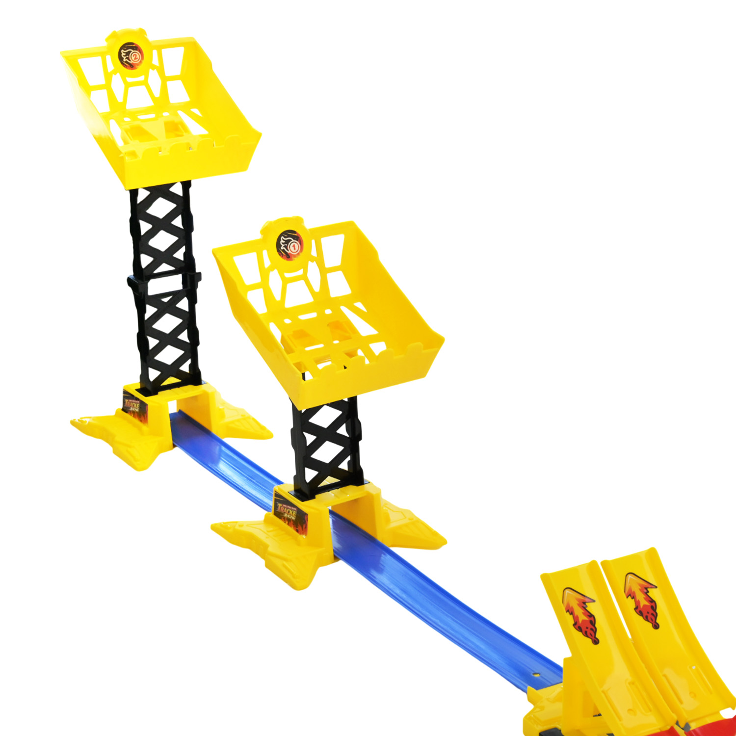 Трек арт. D663-602 (12шт/2)+2 машини,батар.,світиться у темряві,короб. 65*40*7см