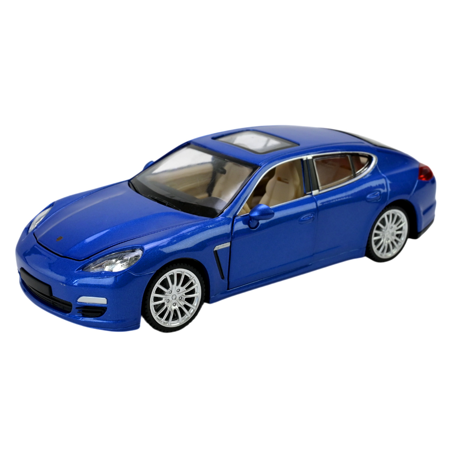 Машина мет. АВТОПРОМ арт. 68245A (12шт/2), 1:24 "Porsche Panamera S" 2 кольор.,батар.,світ., звук, відкр.двері, капіт, багаж., короб. 24,5 * 12 * 10см