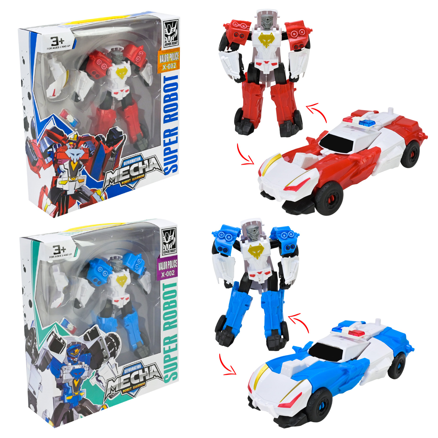 Робот арт. KKR-12 (72шт)   2кольори, короб. 24*8*28см