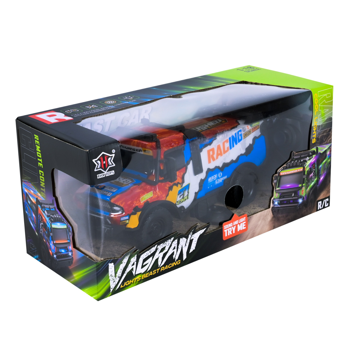 Машина р/к арт. 000-038 (60шт/2) аккум світло, 2 кольори короб. 31*12*14см