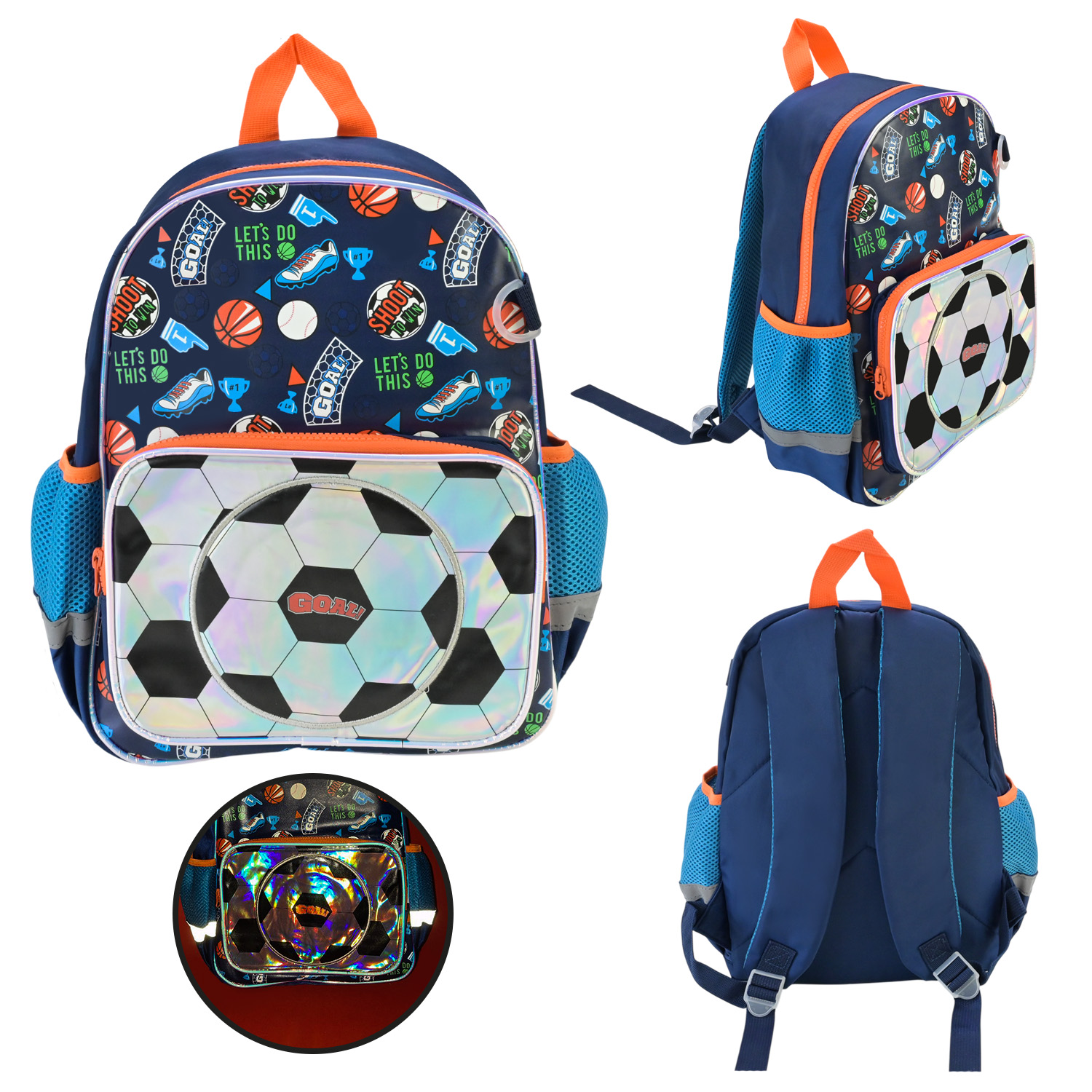 Рюкзак дитячий арт. B6311 (60шт) р-р 27*15*33см