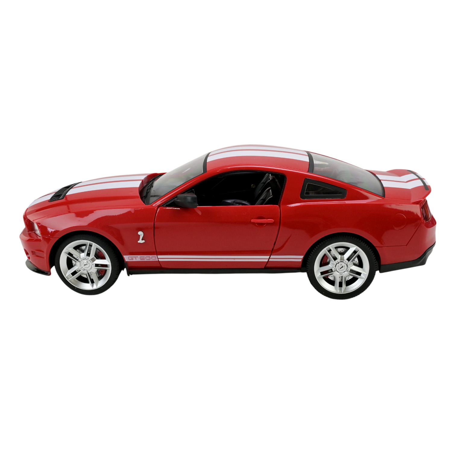 Машина р/к арт. PM1404 (12шт),"POWERMOTORS",1:14 FORD MUSTANG,червоний колiр, батарейки, світло, відкр.двері, кор. 45*19*17см