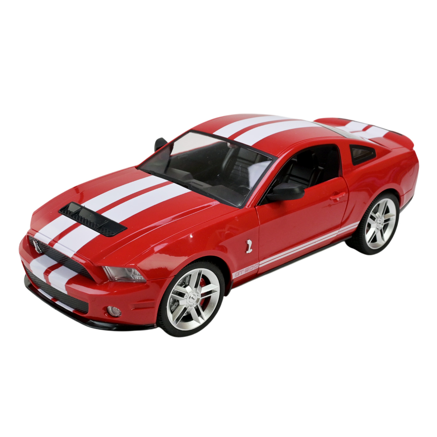 Машина р/к арт. PM1404 (12шт),"POWERMOTORS",1:14 FORD MUSTANG,червоний колiр, батарейки, світло, відкр.двері, кор. 45*19*17см