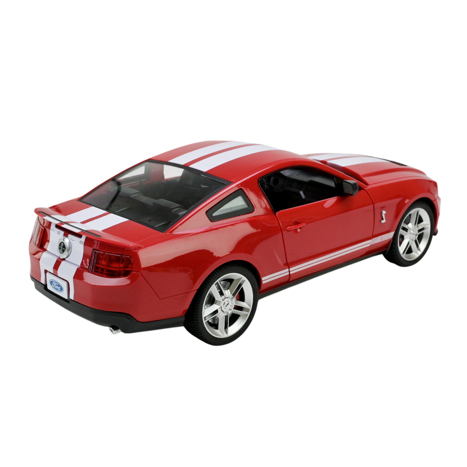 Машина р/к арт. PM1404 (12шт),"POWERMOTORS",1:14 FORD MUSTANG,червоний колiр, батарейки, світло, відкр.двері, кор. 45*19*17см