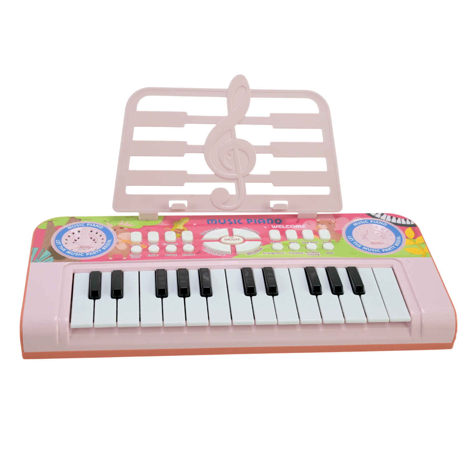 Піаніно арт. 668-09 (36шт/2) з мікрофоном, на ніжках, USB, р-р 29,8*13,5*13см, короб. 47,3*6,1*20,9см