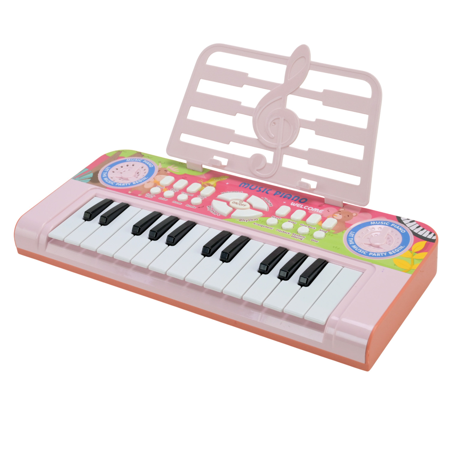 Піаніно арт. 668-09 (36шт/2) з мікрофоном, на ніжках, USB, р-р 29,8*13,5*13см, короб. 47,3*6,1*20,9см